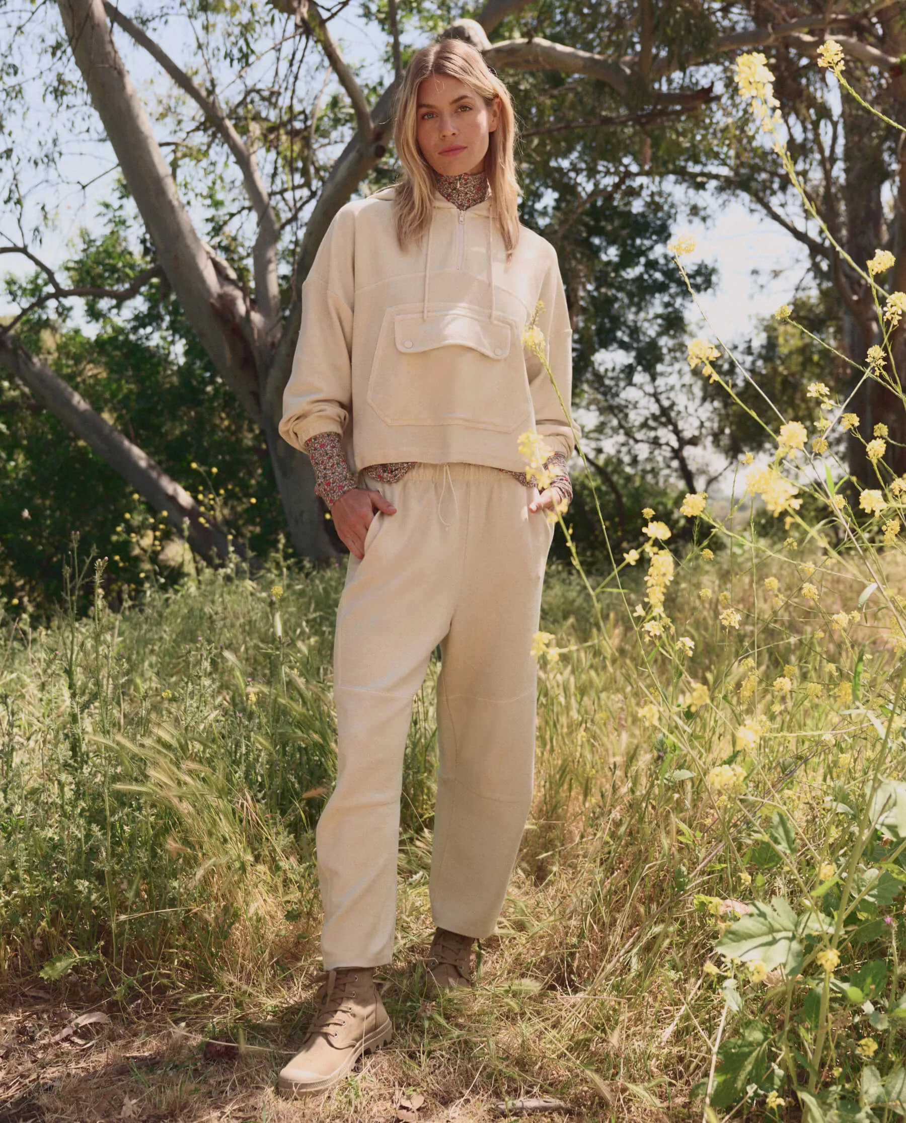 The Basecamp Pullover. -- Oatmilk sold by THE GREAT. product image thumbnail 2