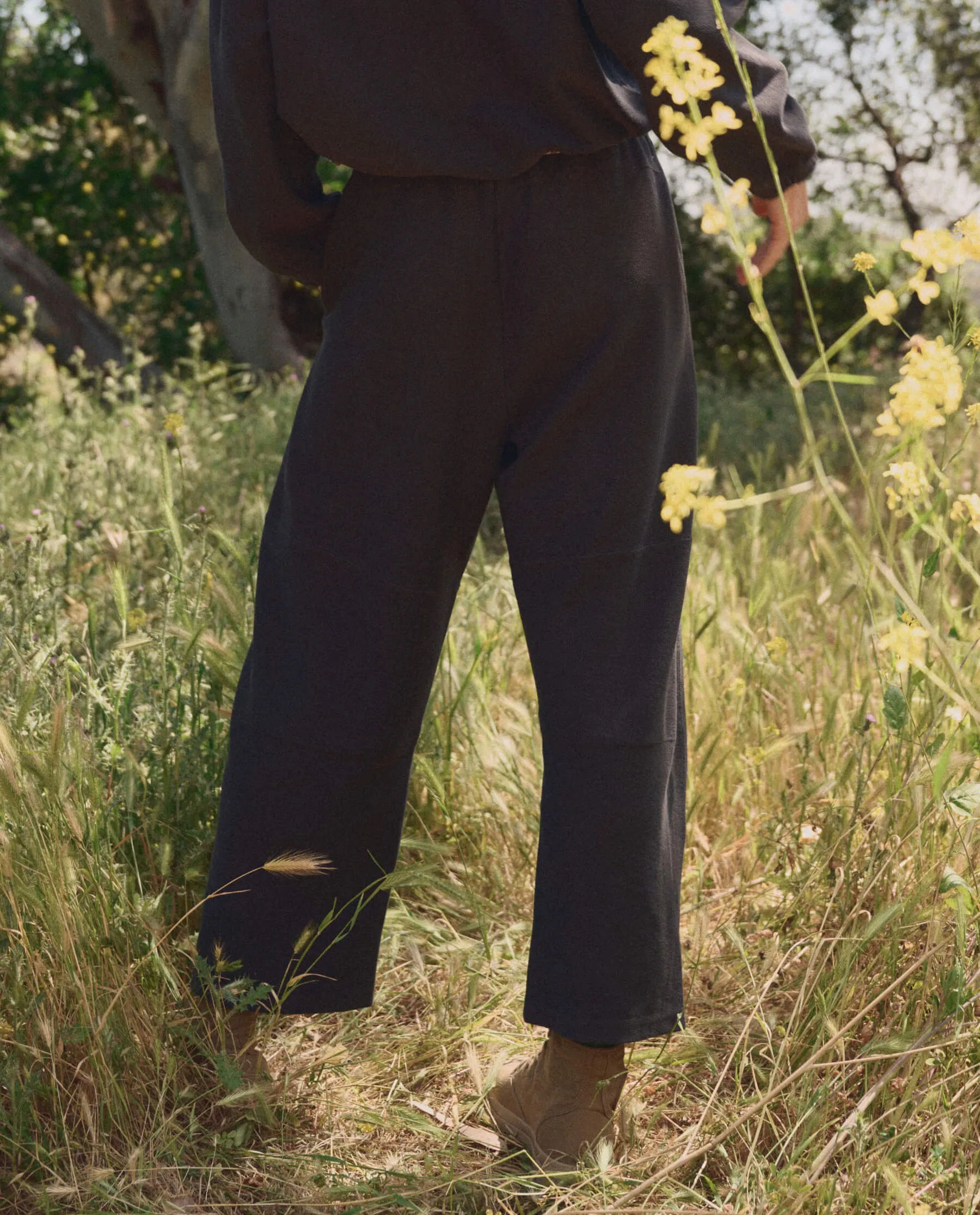 The Roam Sweatpant. -- Washed Black sold by THE GREAT. product image thumbnail 3