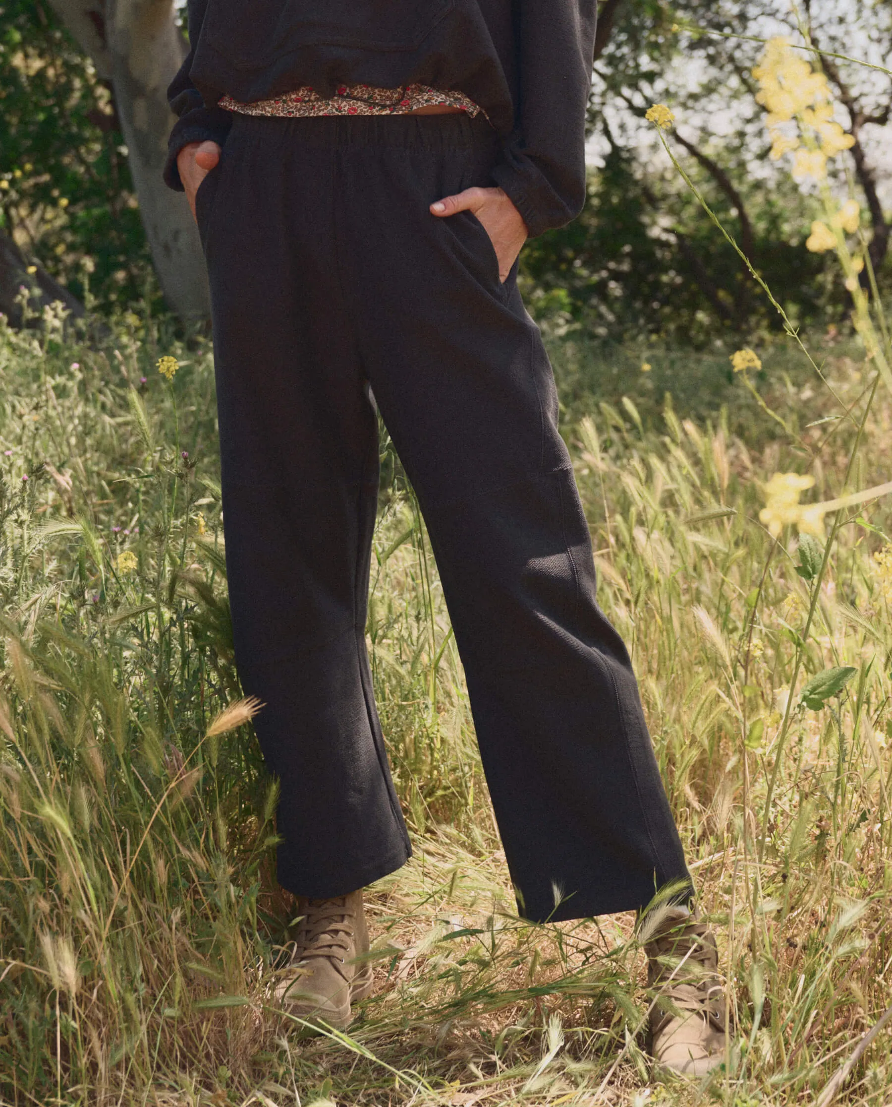 The Roam Sweatpant. -- Washed Black sold by THE GREAT. product image thumbnail 5