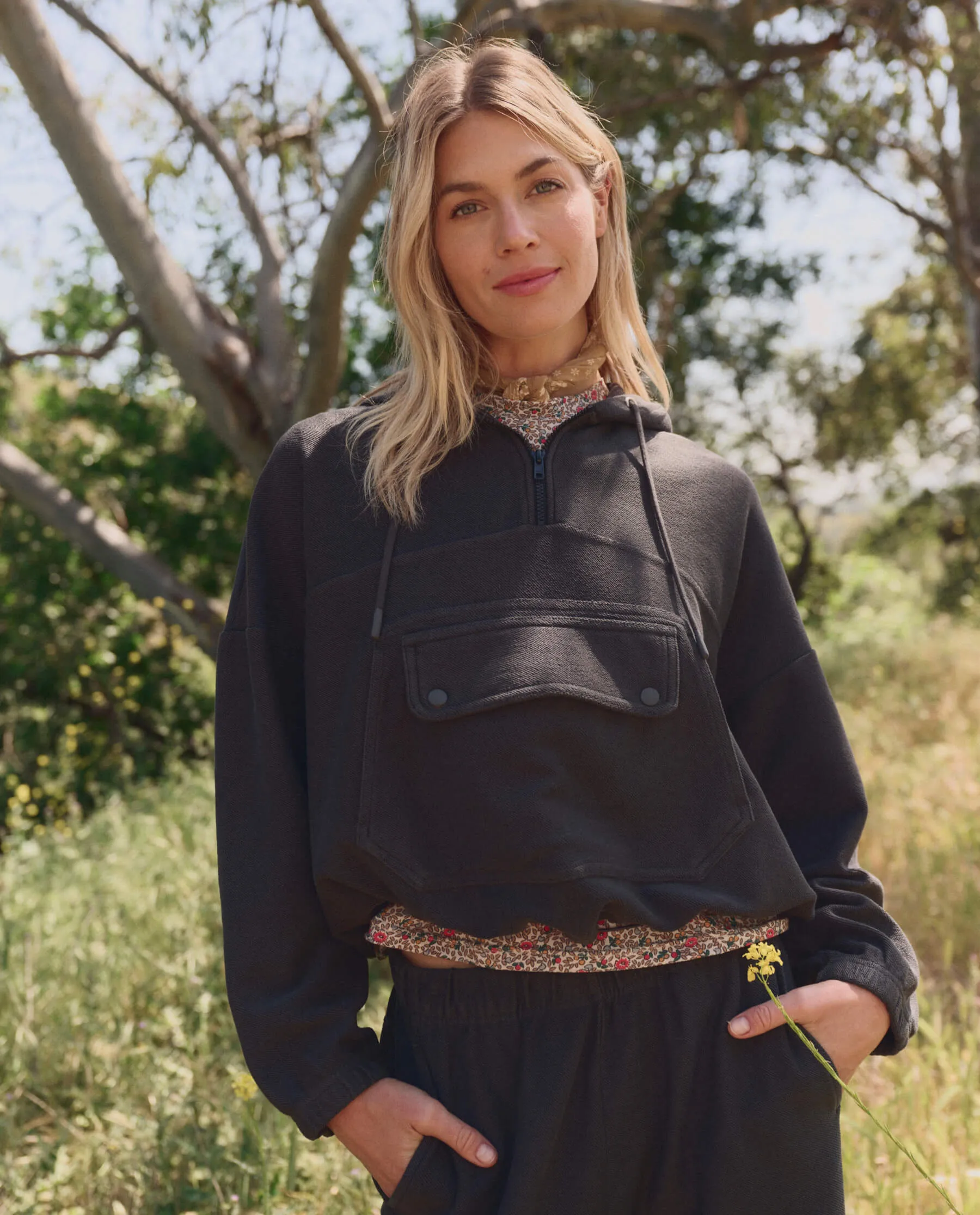 The Basecamp Pullover. -- Washed Black sold by THE GREAT. product image thumbnail 5