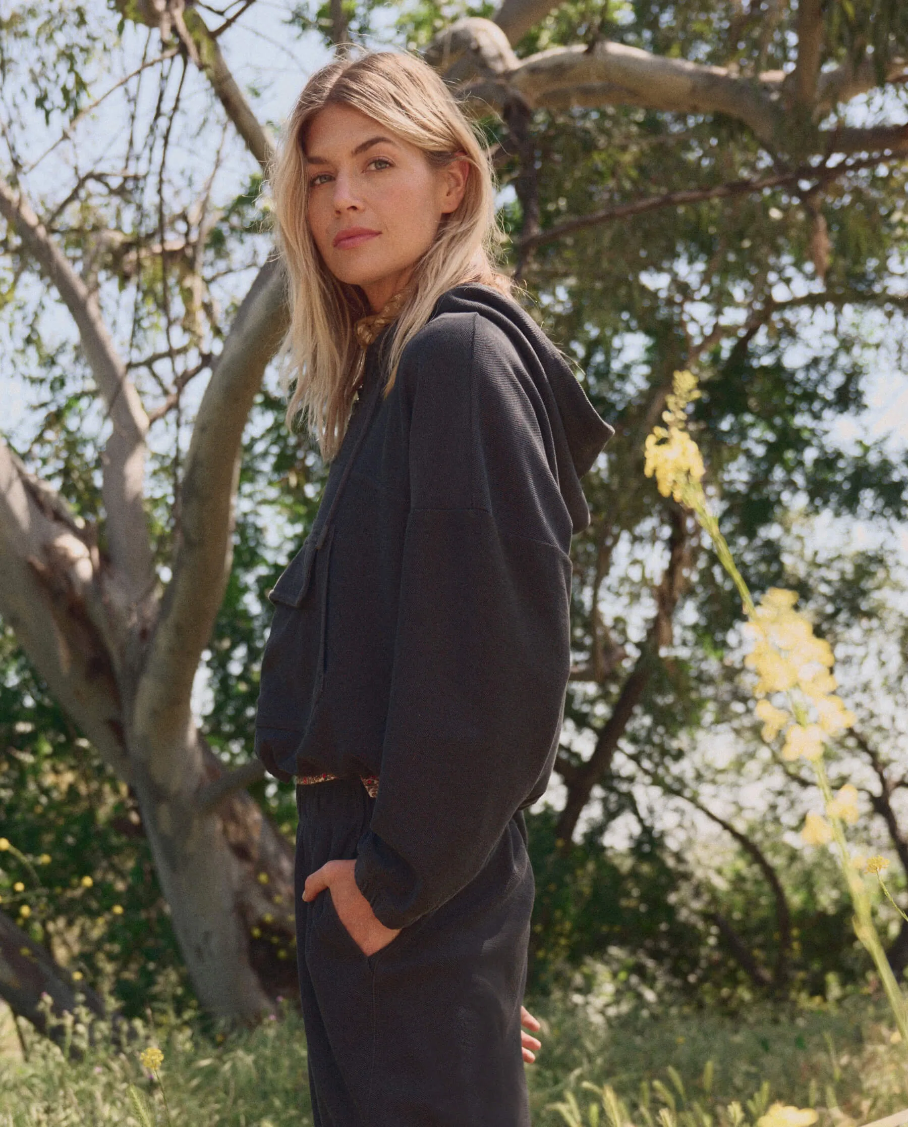 The Basecamp Pullover. -- Washed Black sold by THE GREAT. product image thumbnail 3