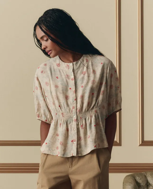 The Hayflower Top. -- Champagne Scattered Bloom made by THE GREAT.