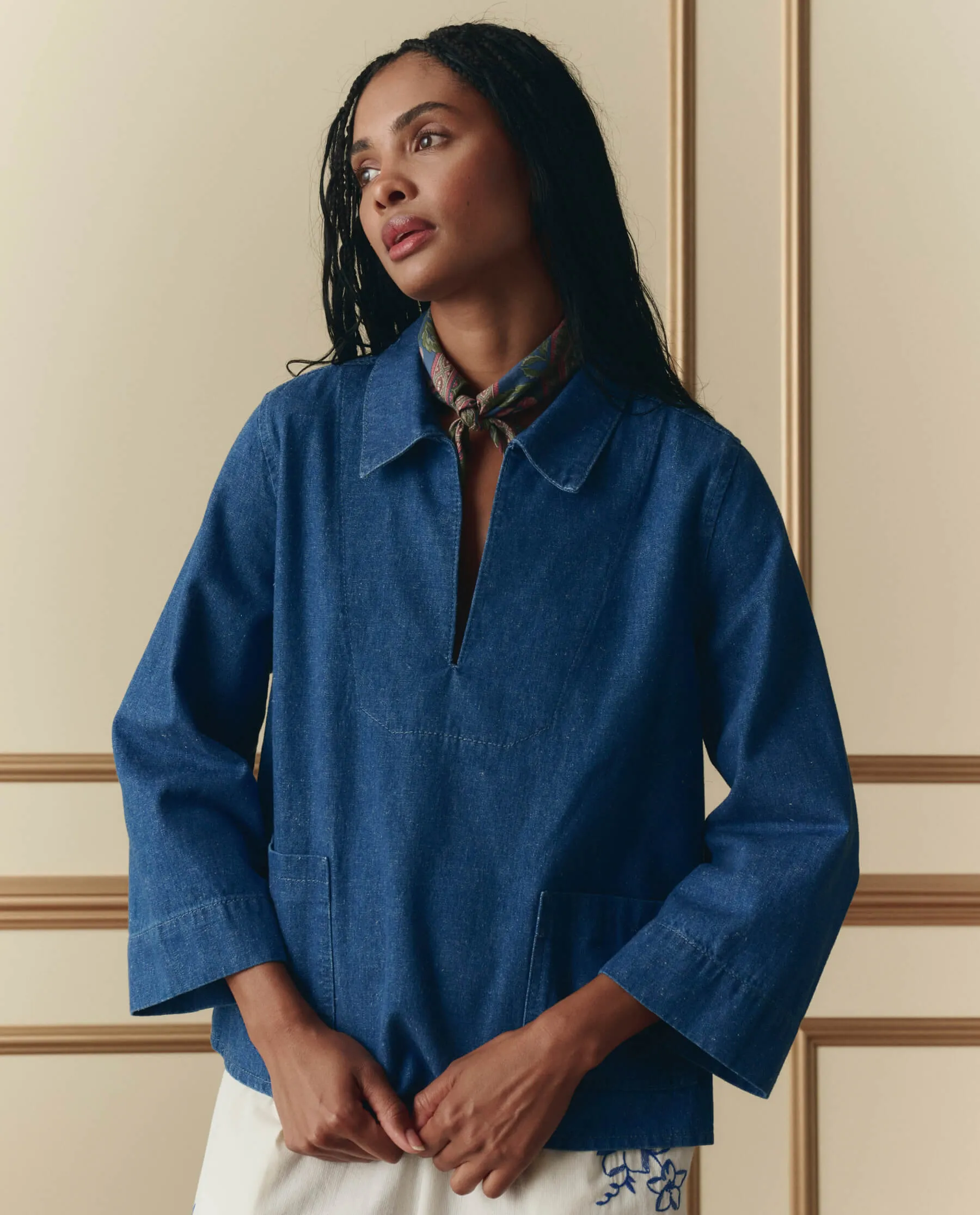 The Orchard Top. -- Harbor Wash sold by THE GREAT. product image thumbnail 4