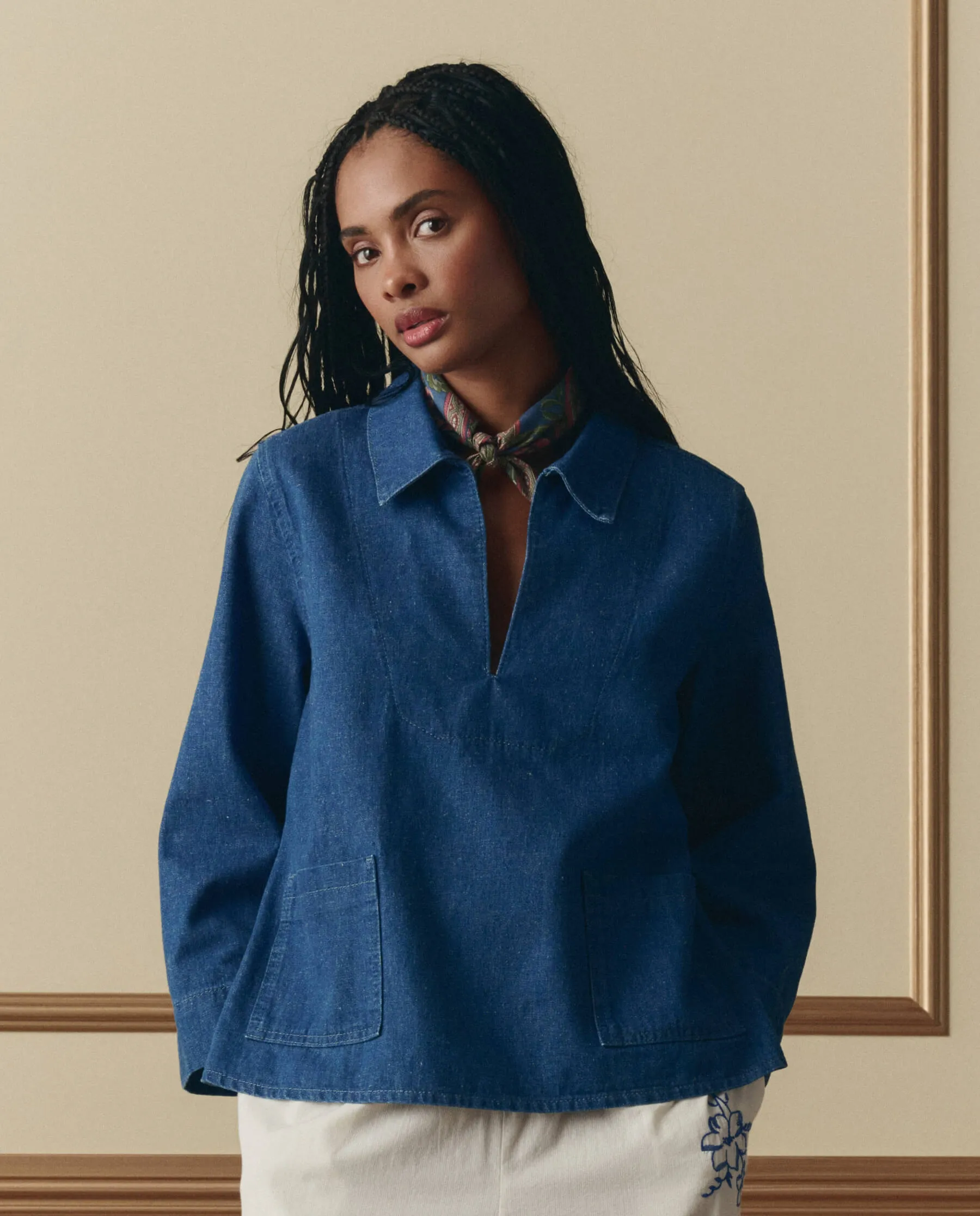 The Orchard Top. -- Harbor Wash sold by THE GREAT. product image thumbnail 5