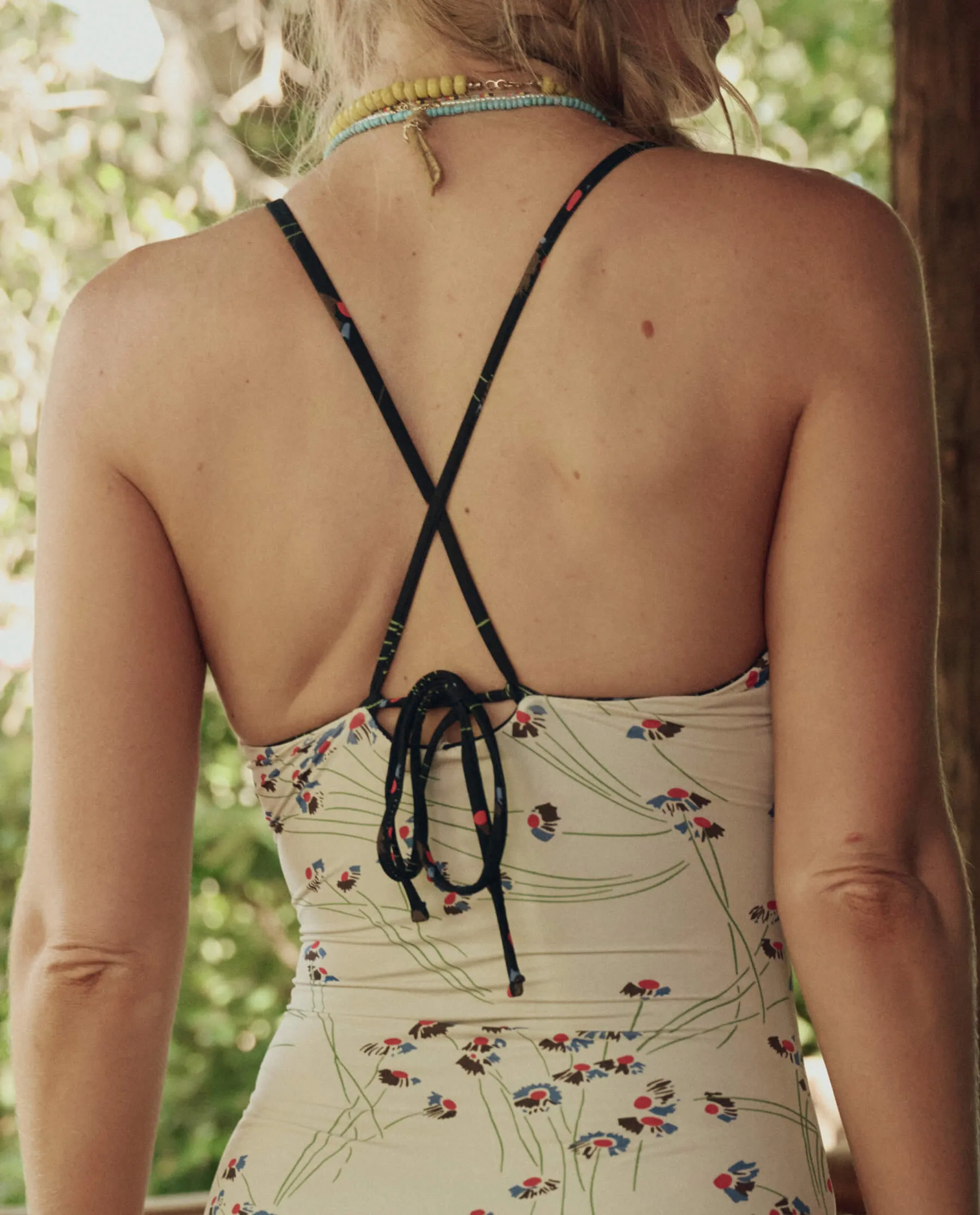 The Reversible Keyhole One Piece. -- Windblown Bouquet sold by THE GREAT. product image thumbnail 5