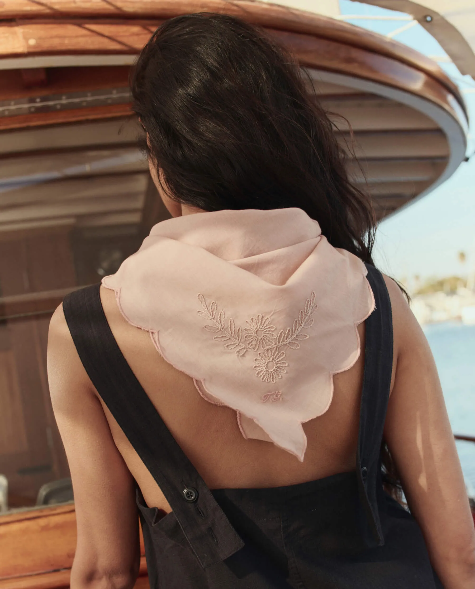 The Scalloped Bandana. -- Petal sold by THE GREAT. product image thumbnail 3