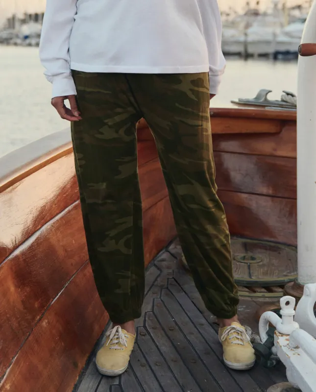 The Jersey Jogger Pant. -- Deep Woods Camo made by THE GREAT.
