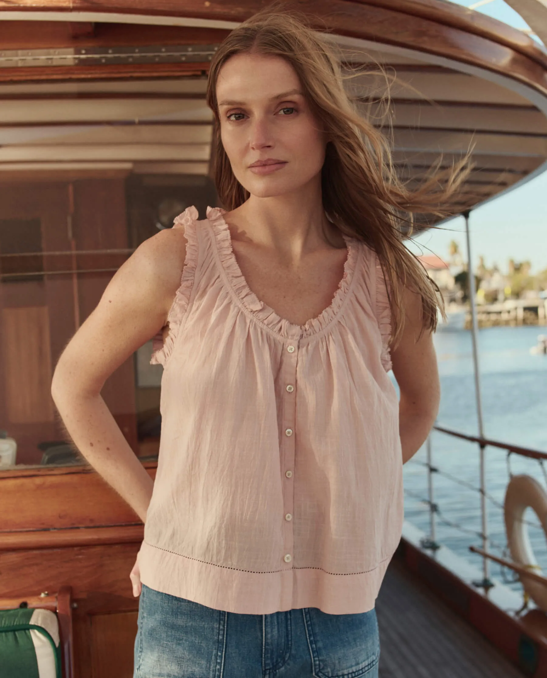 The Vignette Top. -- Petal sold by THE GREAT. product image thumbnail 2