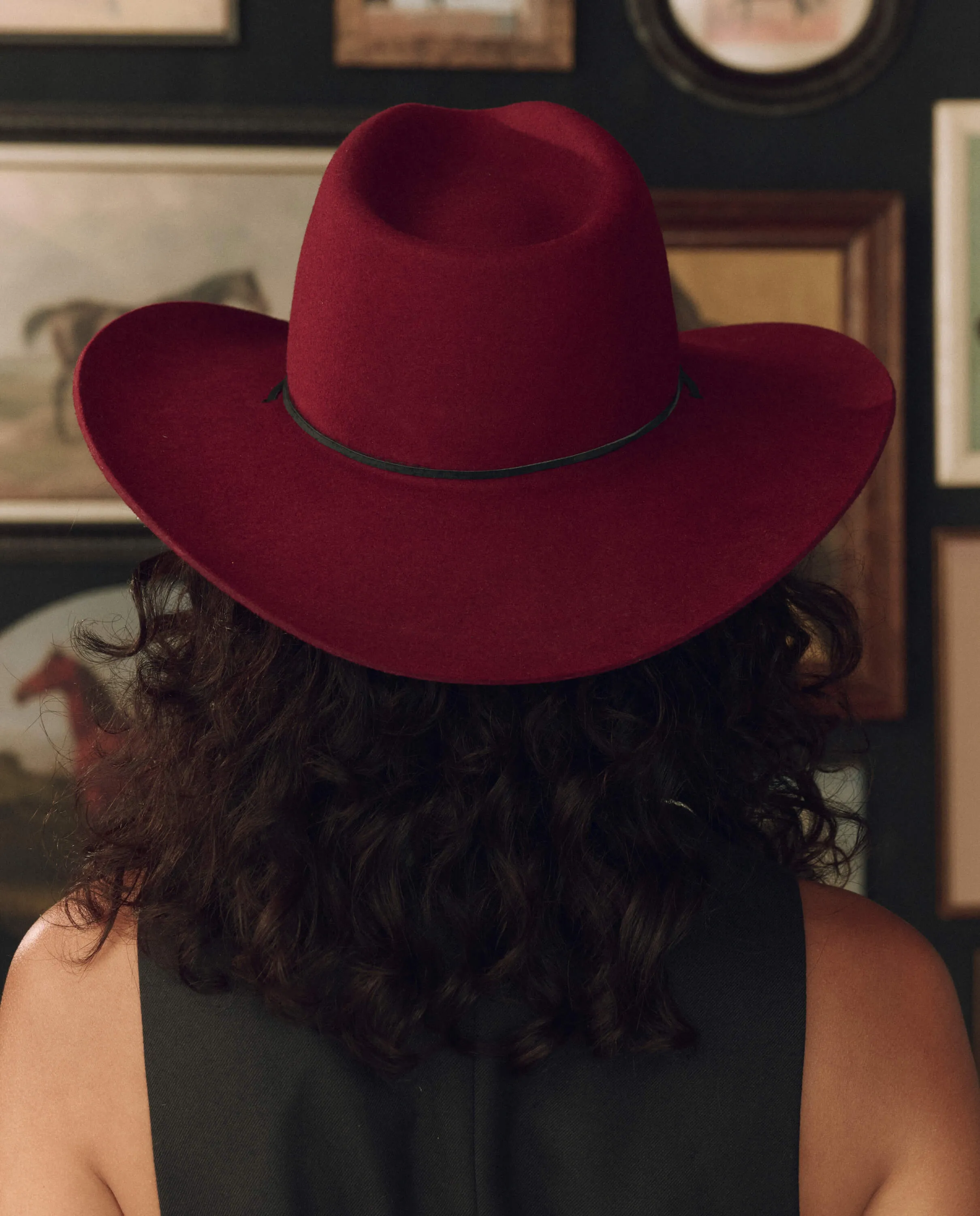 Stetson & THE GREAT. The Ridge Hat. -- Maroon sold by THE GREAT. product image thumbnail 5