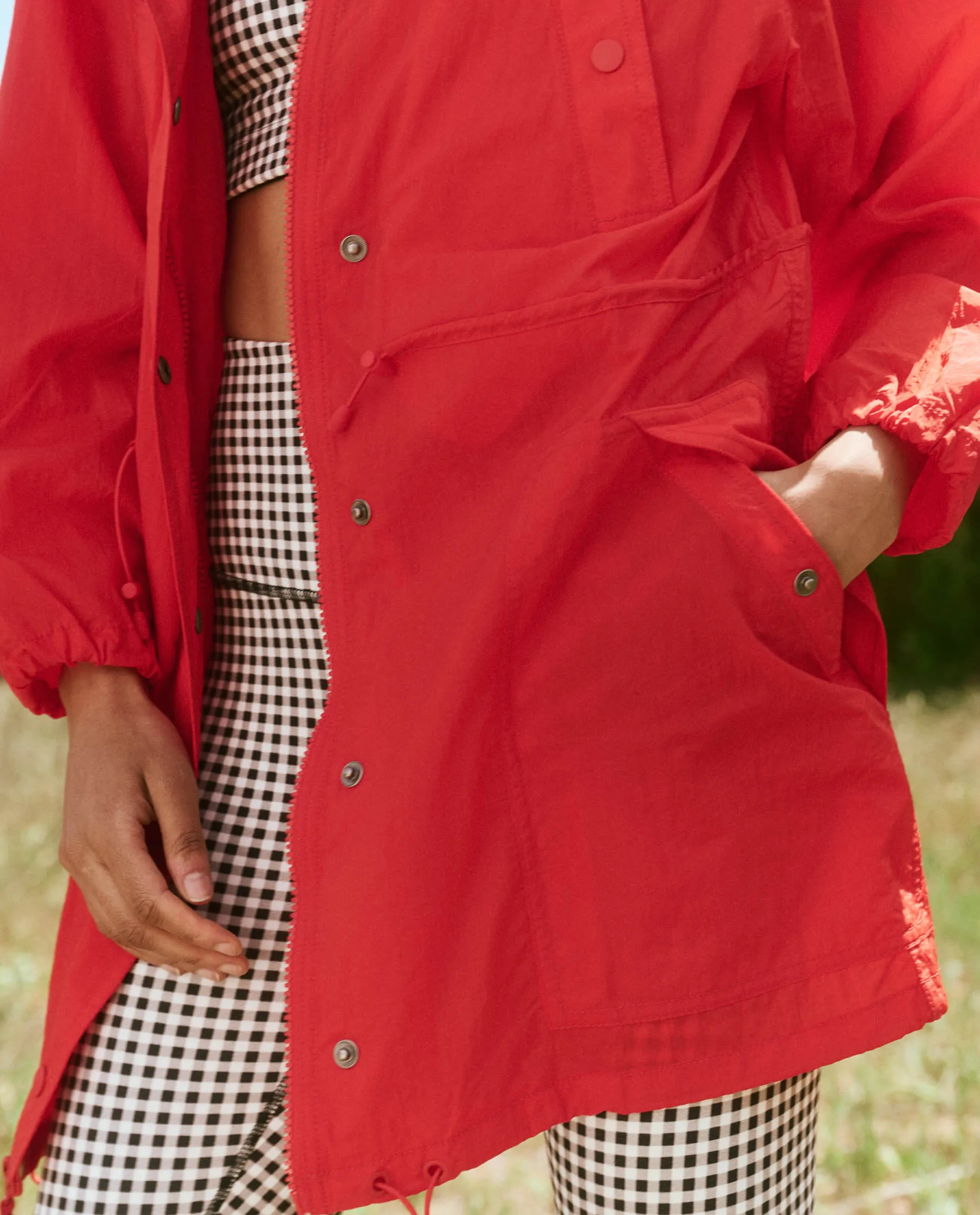 The Great + Eddie Bauer The Wind Breaker. -- Pimento sold by THE GREAT. product image thumbnail 4