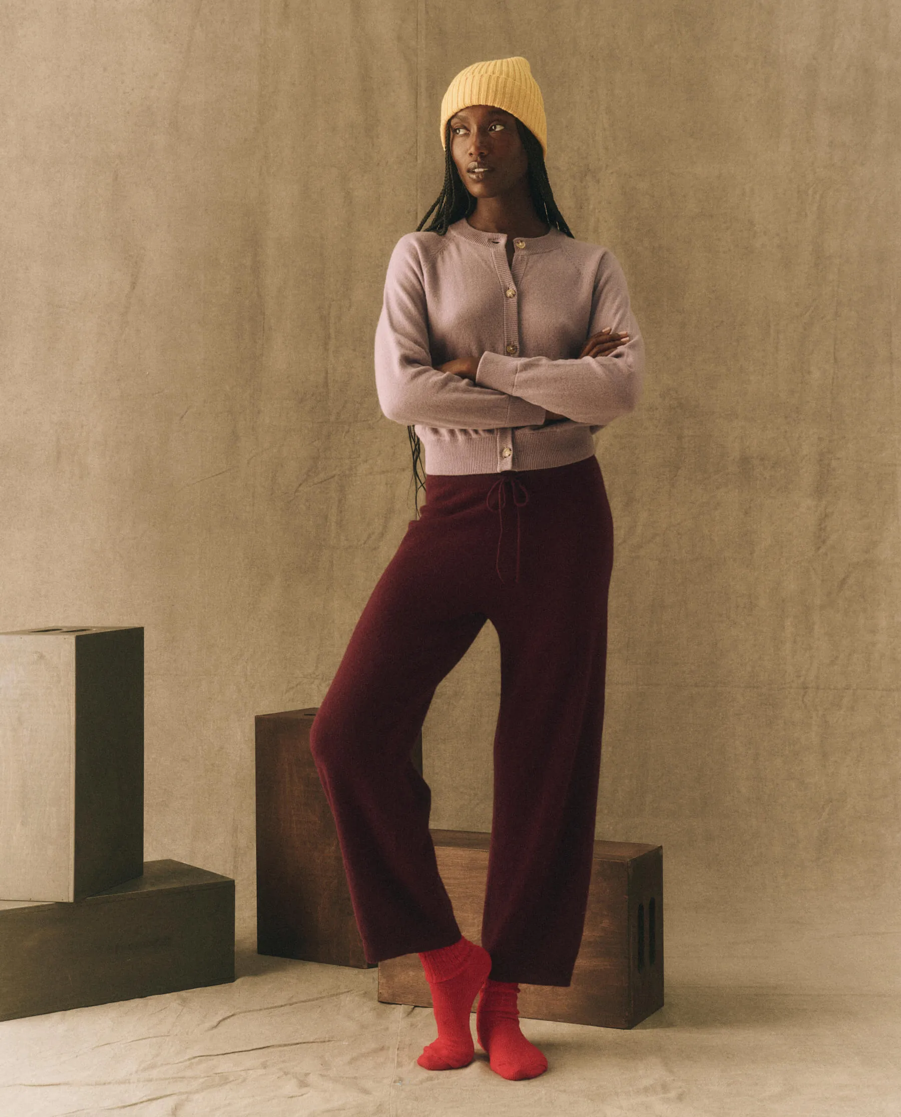 The Tiny Cardigan. -- Sugar Plum sold by THE GREAT. product image thumbnail 5