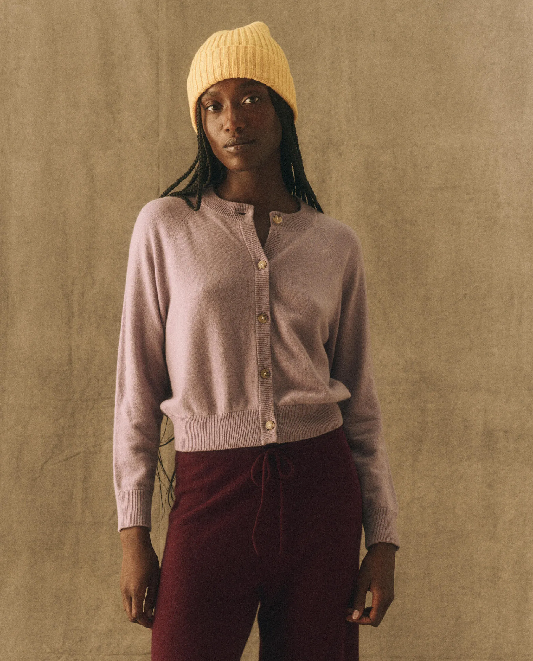 The Tiny Cardigan. -- Sugar Plum sold by THE GREAT.