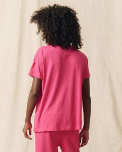 The Boxy Crew. Solid -- Fuchsia sold by THE GREAT.