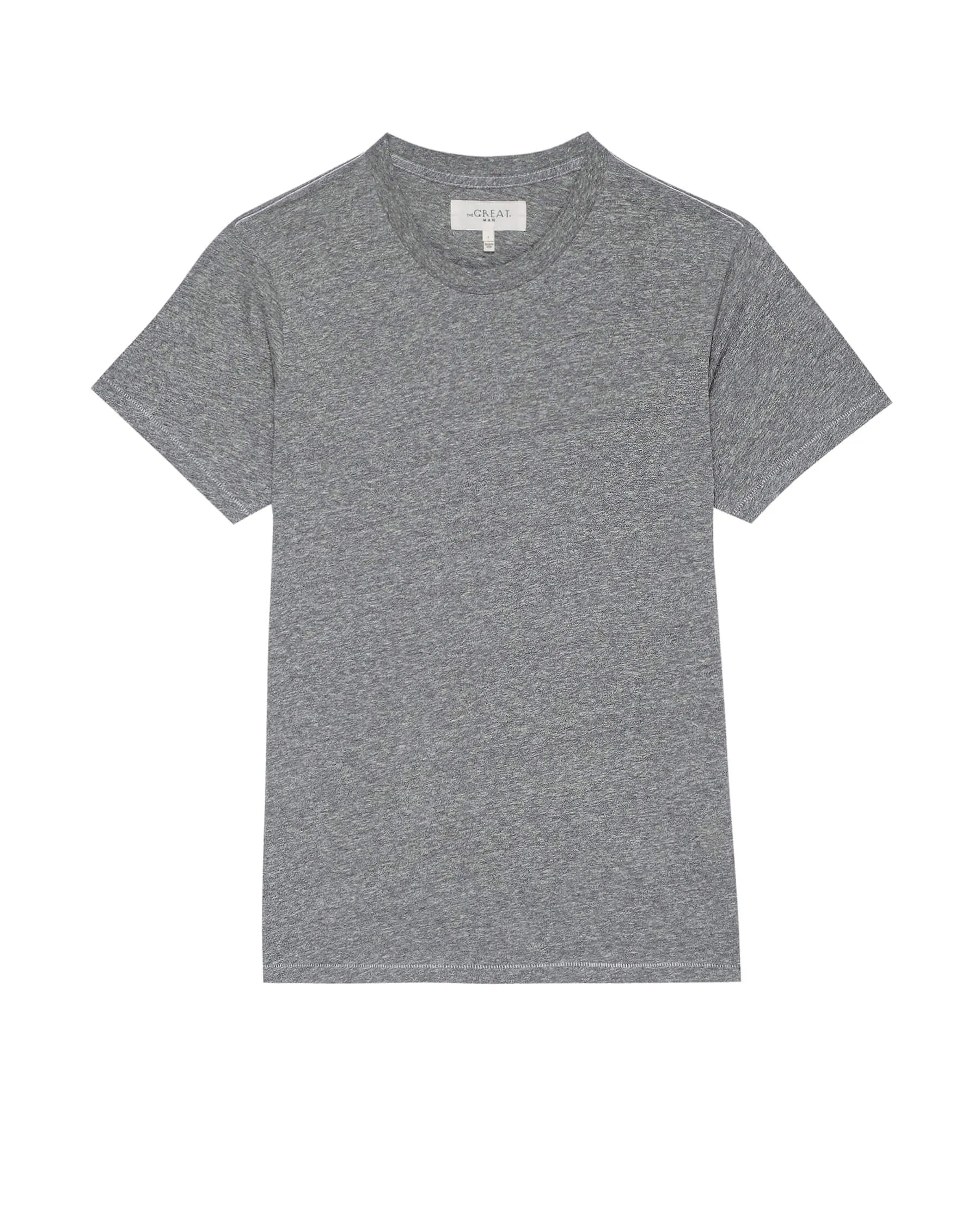 The Men's Boxy Crew. -- HEATHER GREY sold by THE GREAT. product image thumbnail 5
