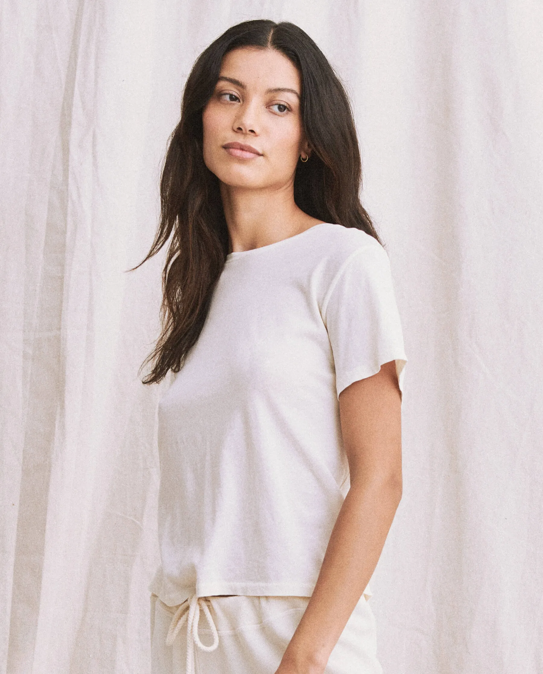The Little Tee. -- Washed White sold by THE GREAT.