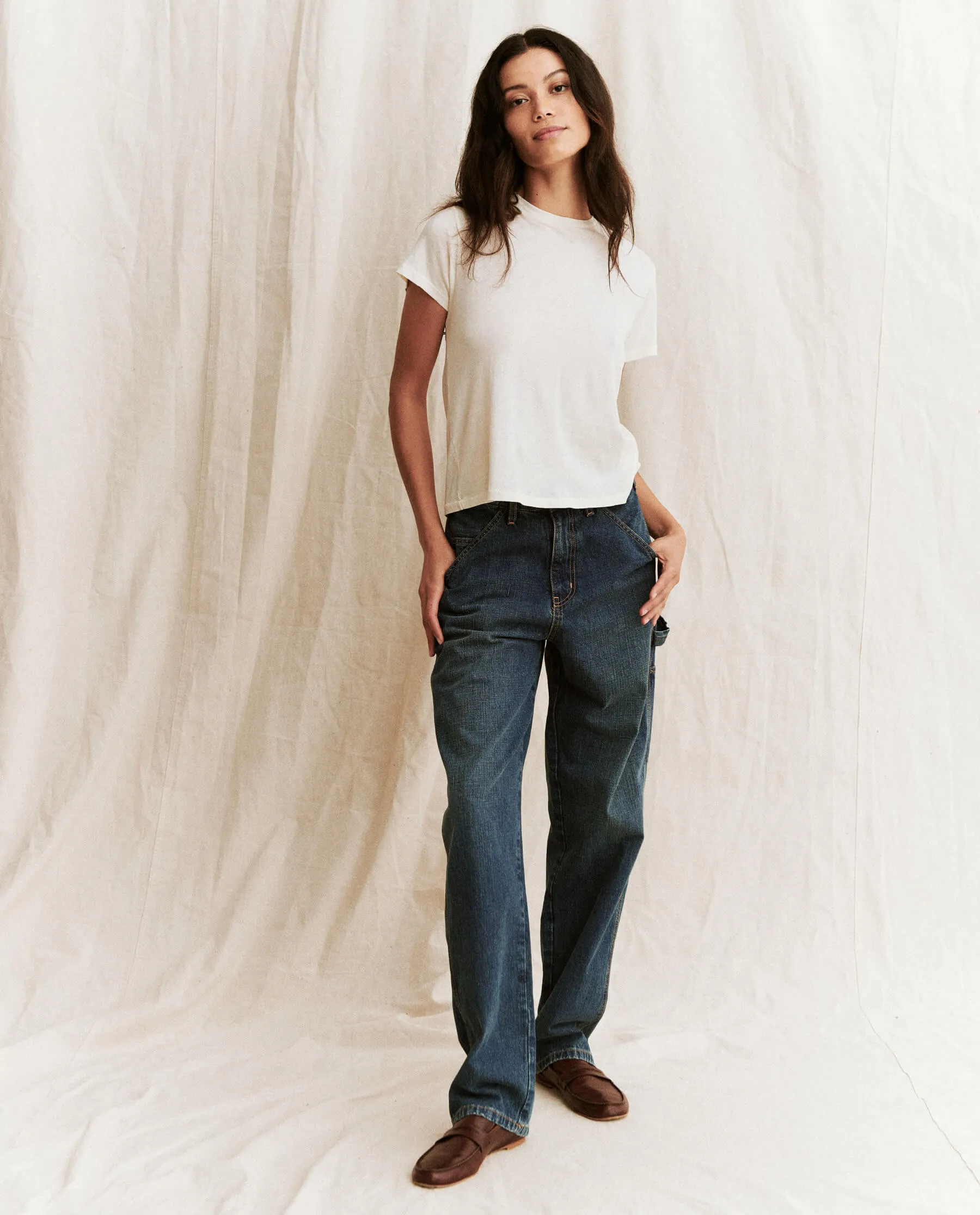 The Little Tee. -- Washed White sold by THE GREAT. product image thumbnail 2