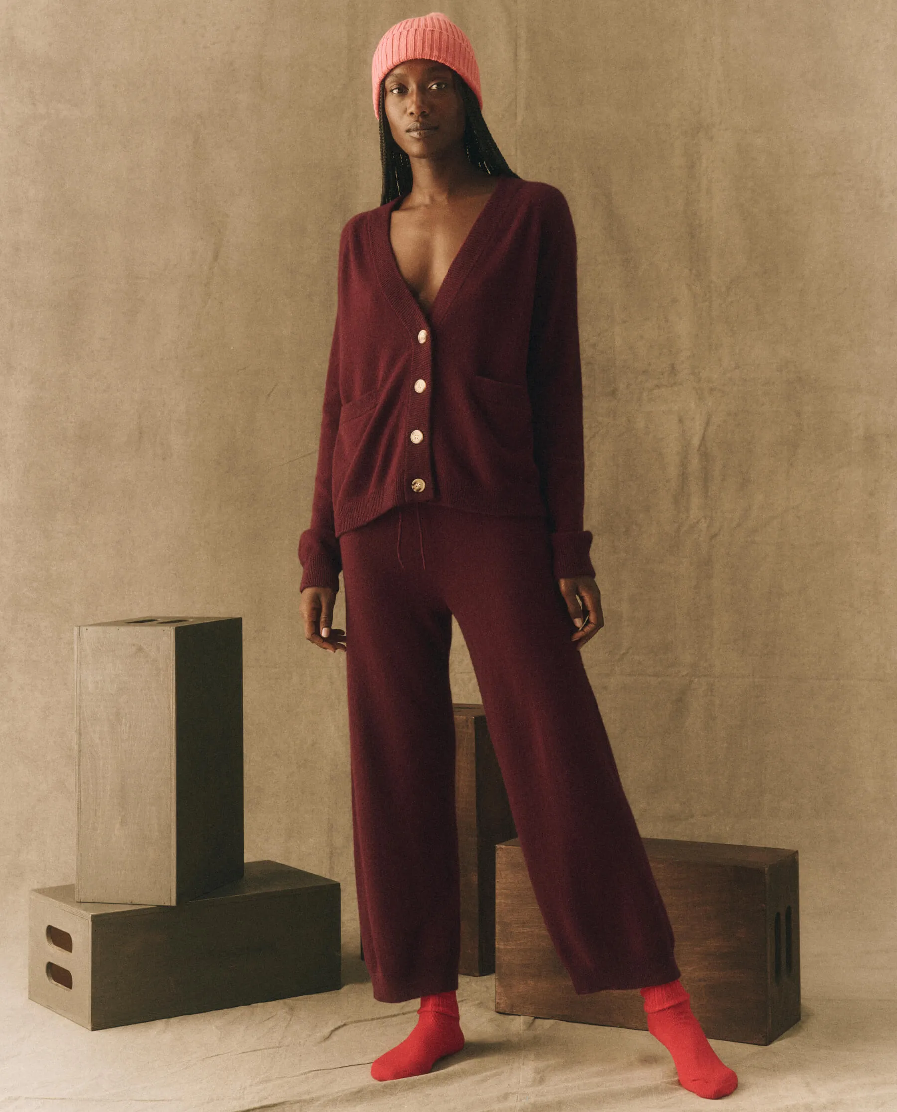 The Varsity Cardigan. -- Mulled Wine sold by THE GREAT. product image thumbnail 2