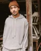 The Men's Gym Drawstring Hoodie. -- Varsity Grey sold by THE GREAT.