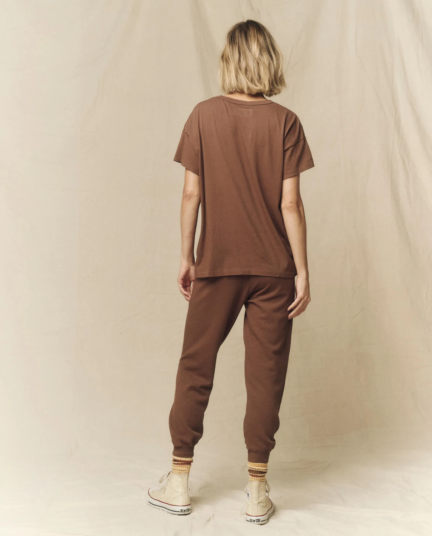 The Boxy Crew. Solid -- Hickory sold by THE GREAT. product image thumbnail 5