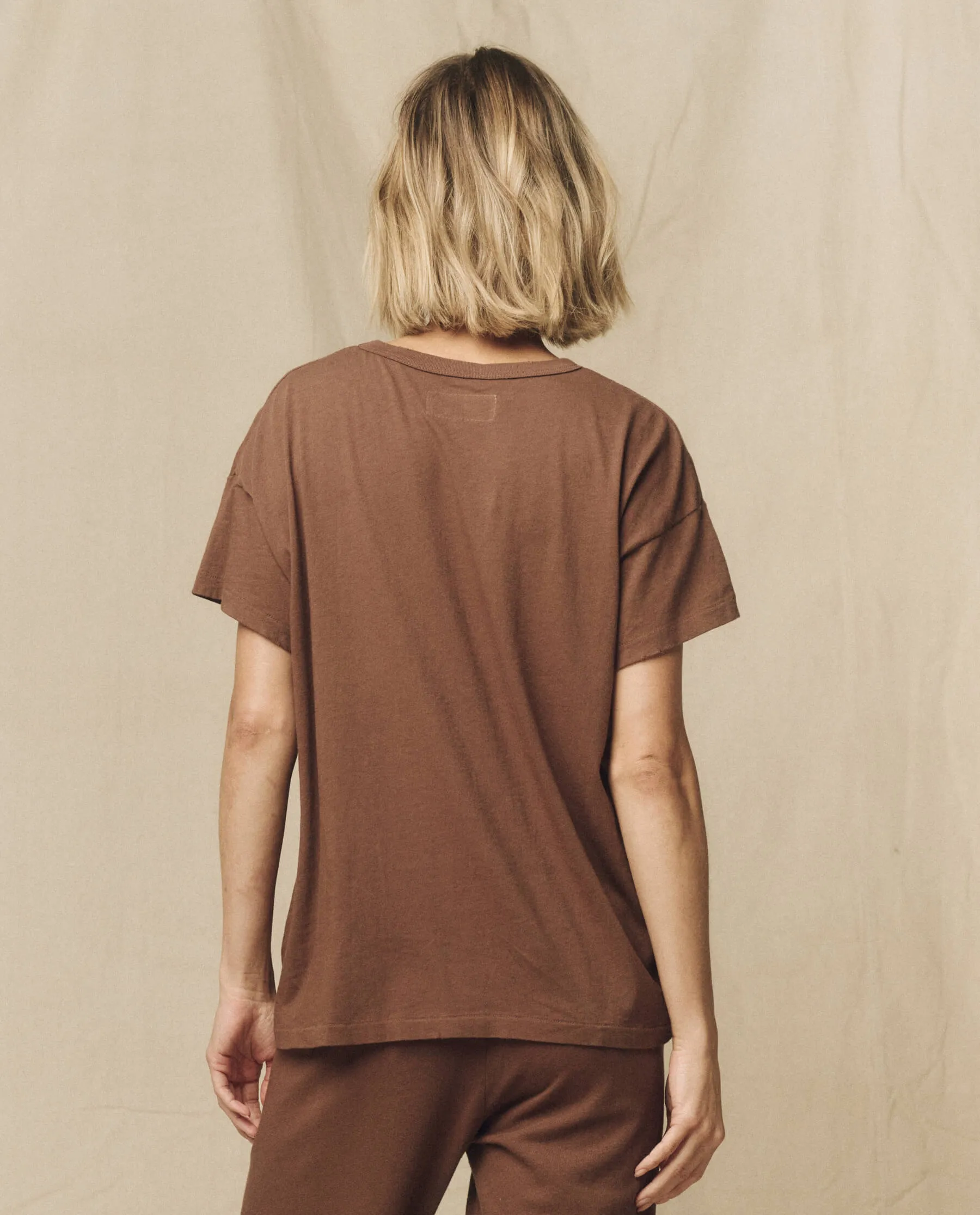 The Boxy Crew. Solid -- Hickory sold by THE GREAT. product image thumbnail 2