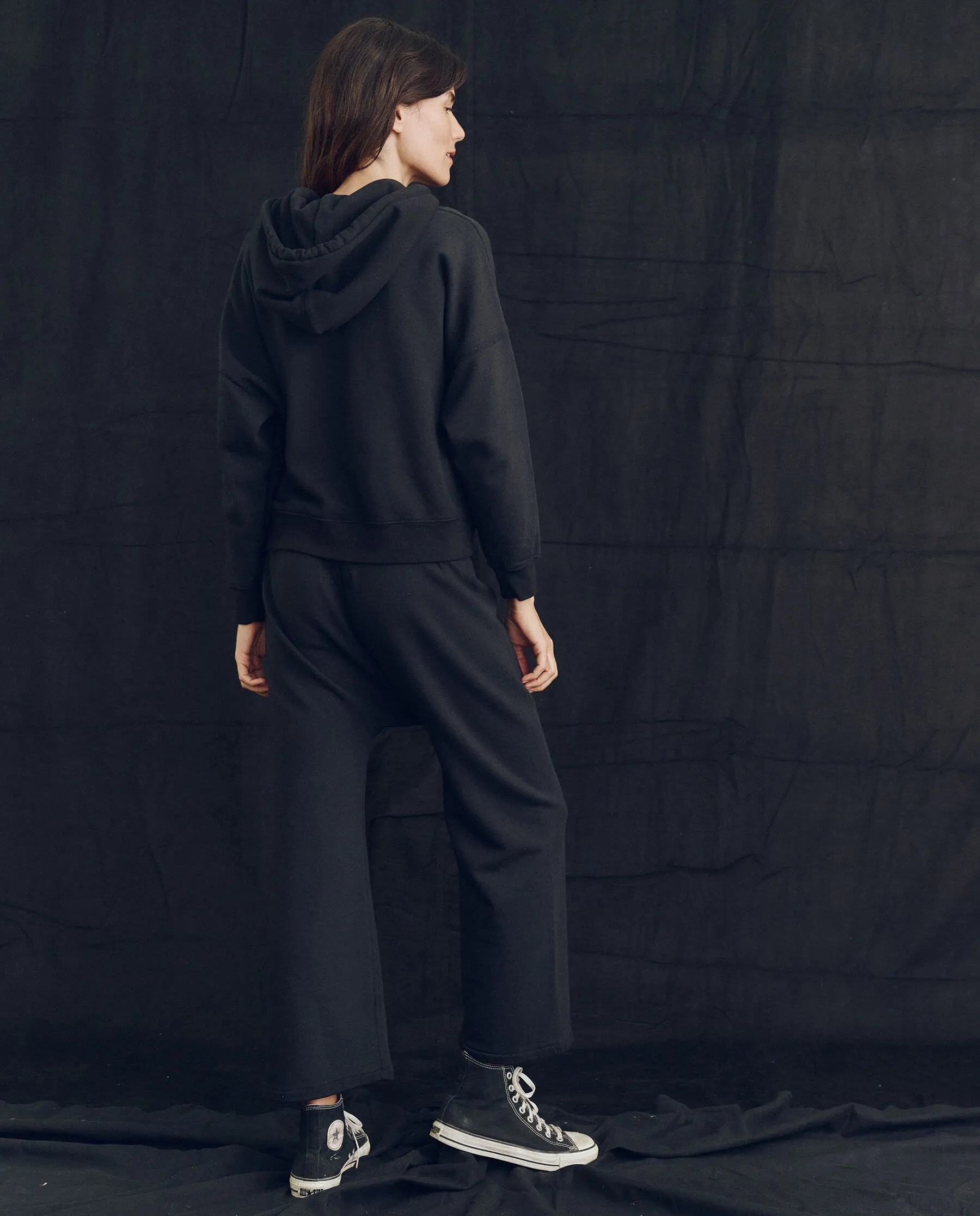 The Teammate Hoodie. Solid -- Almost Black sold by THE GREAT. product image thumbnail 2