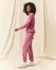 The Stadium Sweatpant. Solid -- Aubergine sold by THE GREAT.