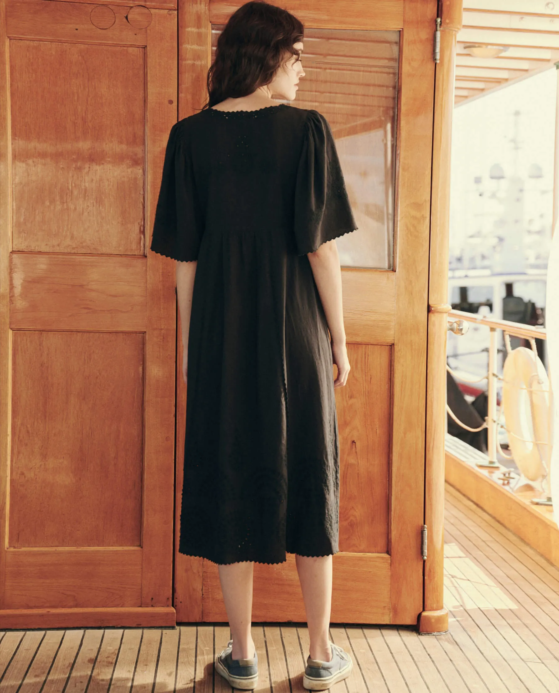 The Arbor Dress. -- Black sold by THE GREAT. product image thumbnail 3