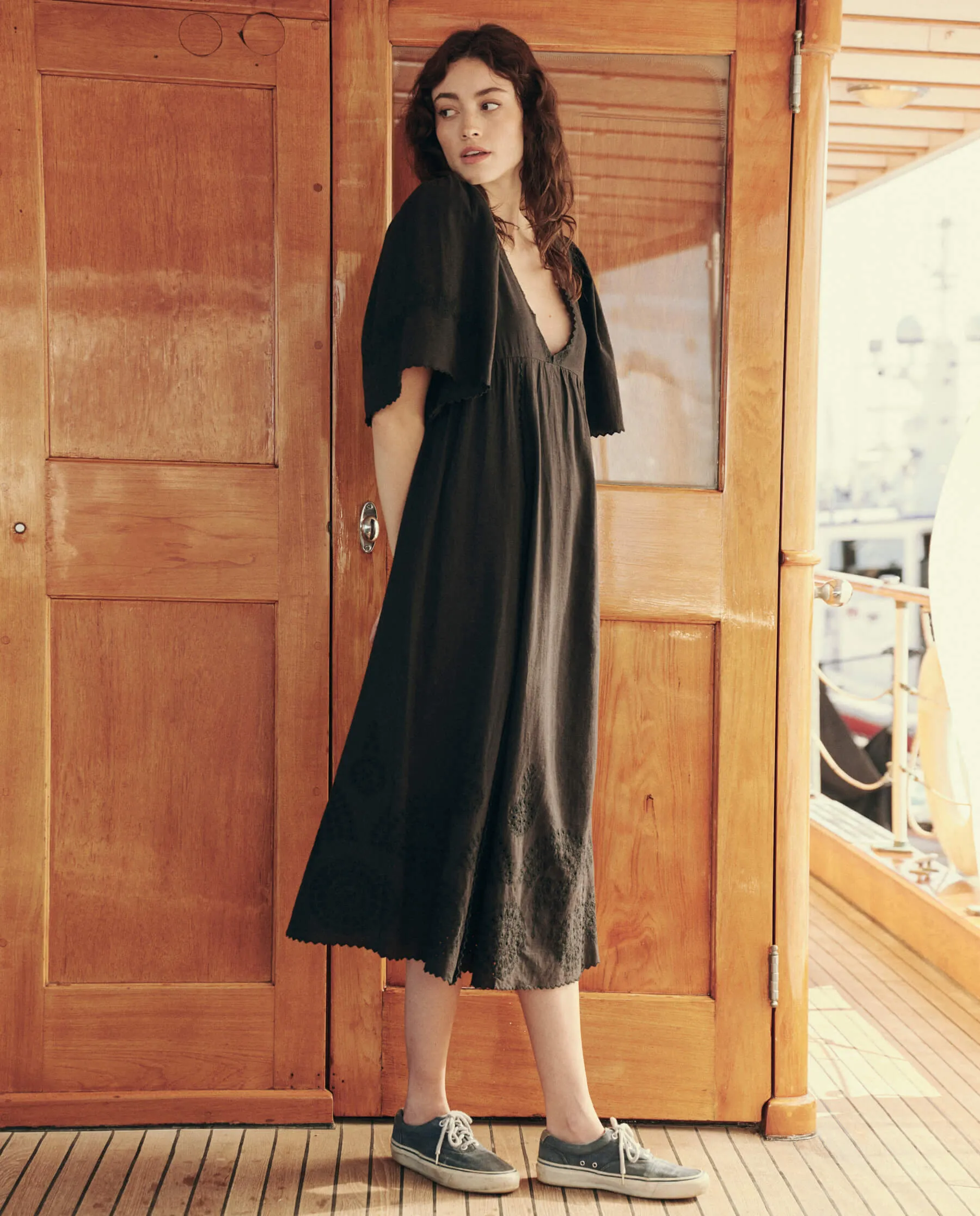 The Arbor Dress. -- Black sold by THE GREAT. product image thumbnail 4