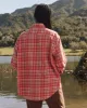 The Wrangler Top. -- Yellowstone Plaid sold by THE GREAT.