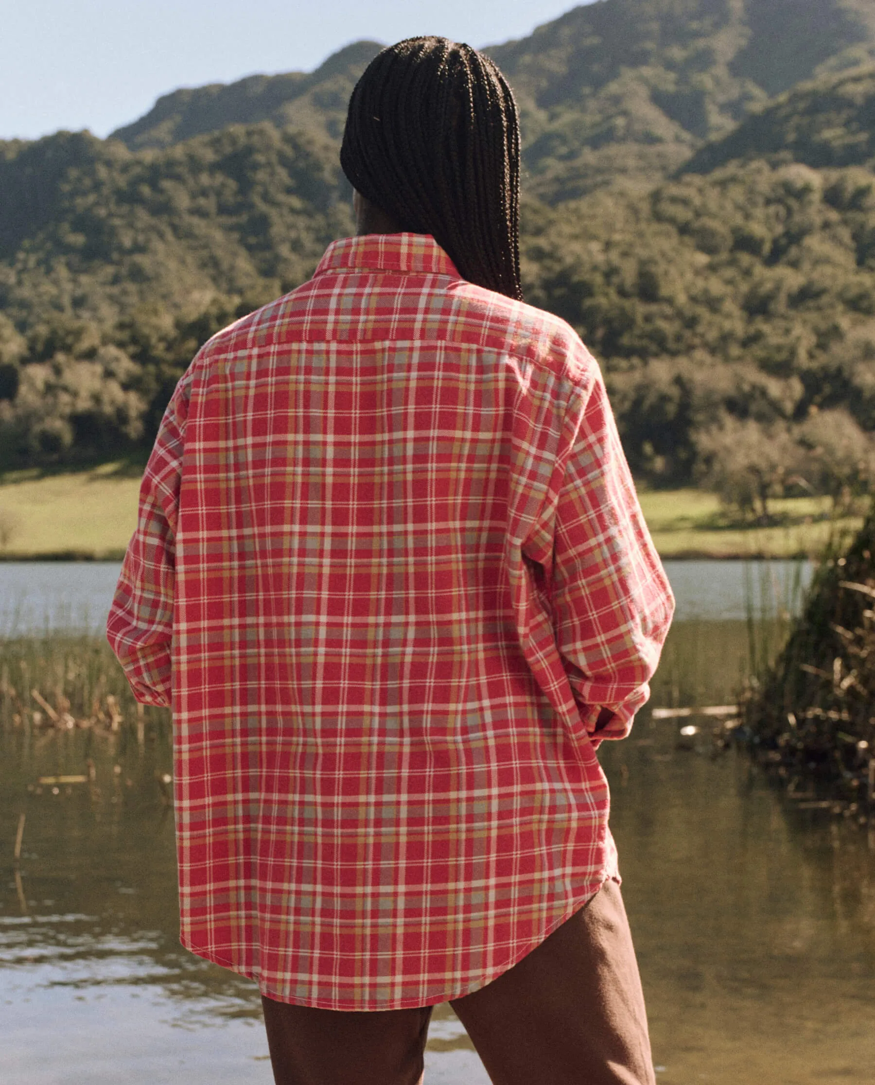 The Wrangler Top. -- Yellowstone Plaid sold by THE GREAT. product image thumbnail 2