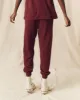 The Cropped Sweatpant. Solid -- Mulled Wine sold by THE GREAT.