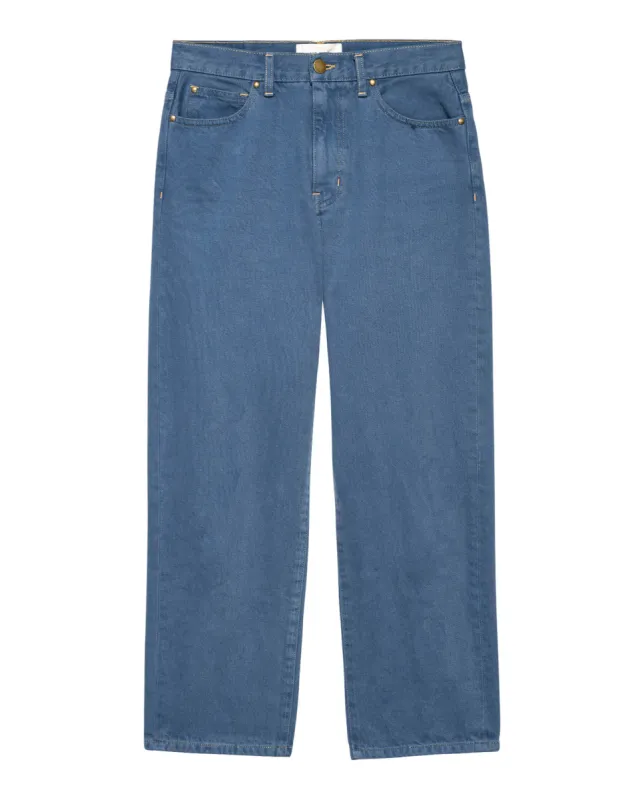 The Billy Jean. Clean Hem -- French Blue sold by THE GREAT.