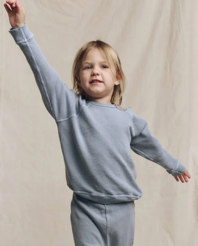 The Little College Sweatshirt. Solid -- Big Sky sold by THE GREAT.