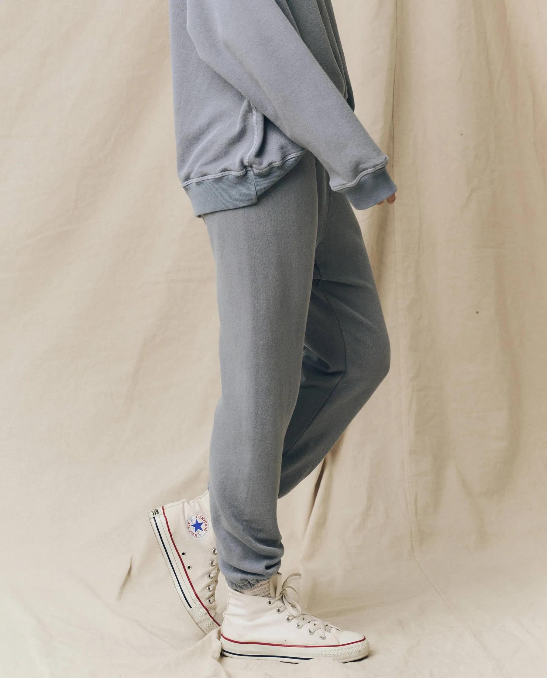 The Stadium Sweatpant. Solid -- Big Sky sold by THE GREAT. product image thumbnail 3