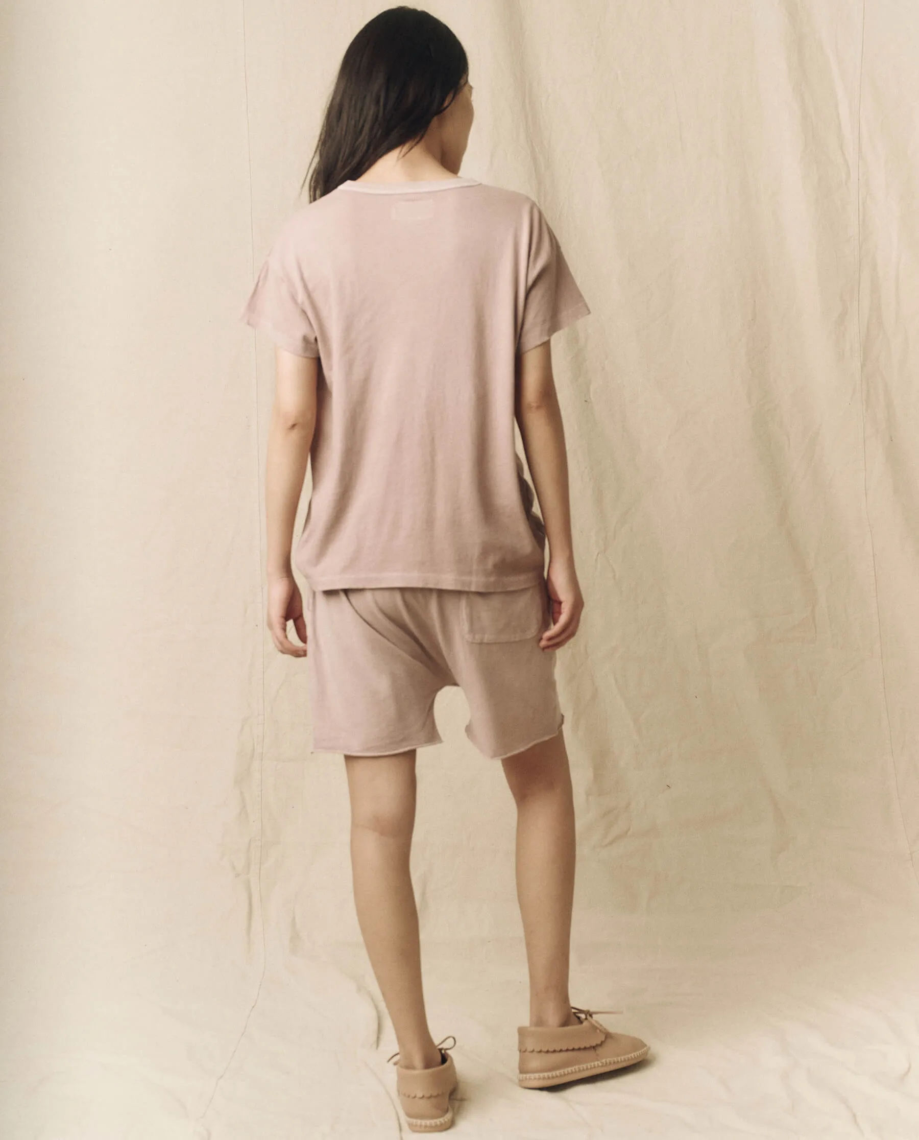 The Boxy Crew. Solid -- Soft Lilac sold by THE GREAT. product image thumbnail 2