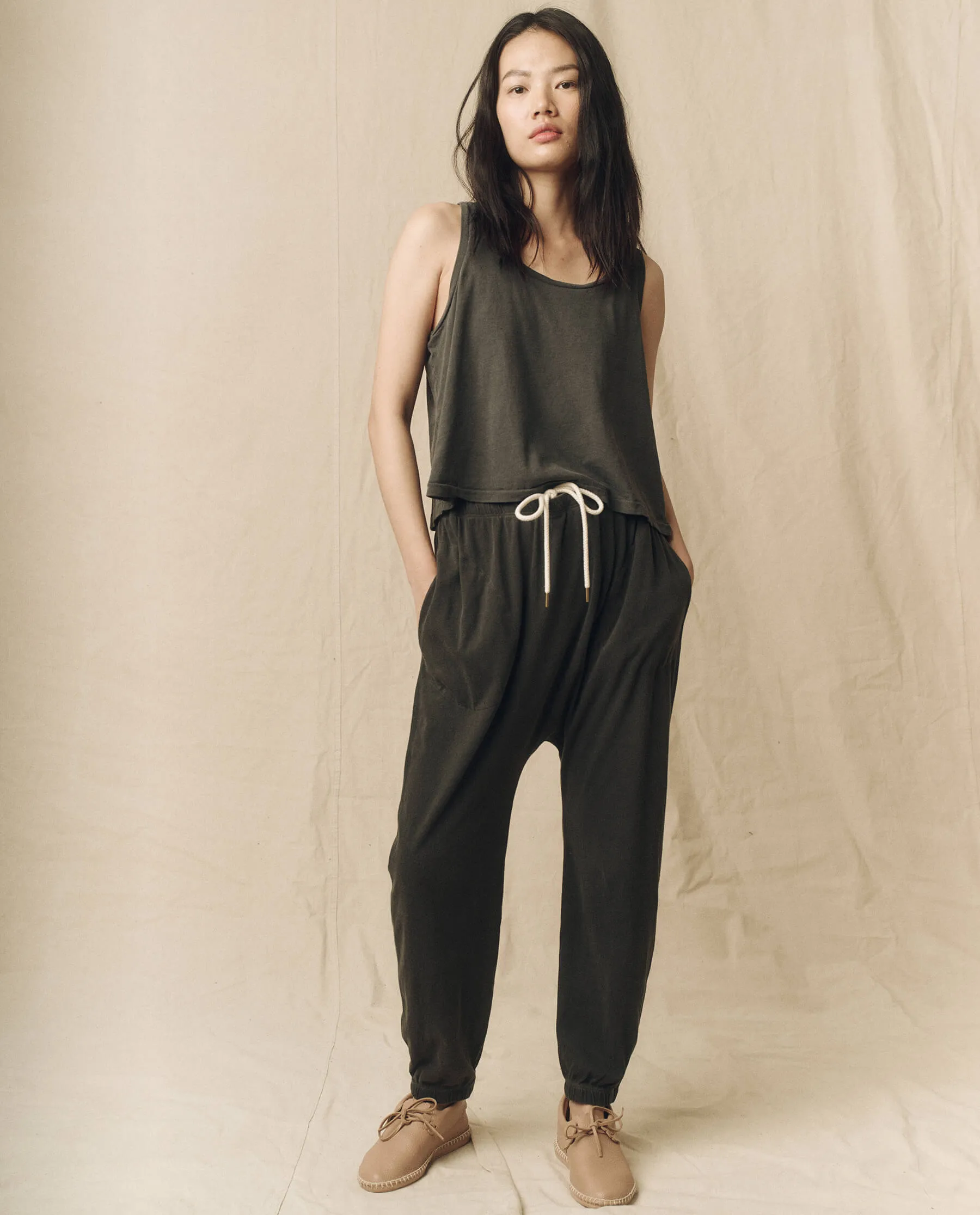 The Sport Tank. -- Washed Black sold by THE GREAT. product image thumbnail 5