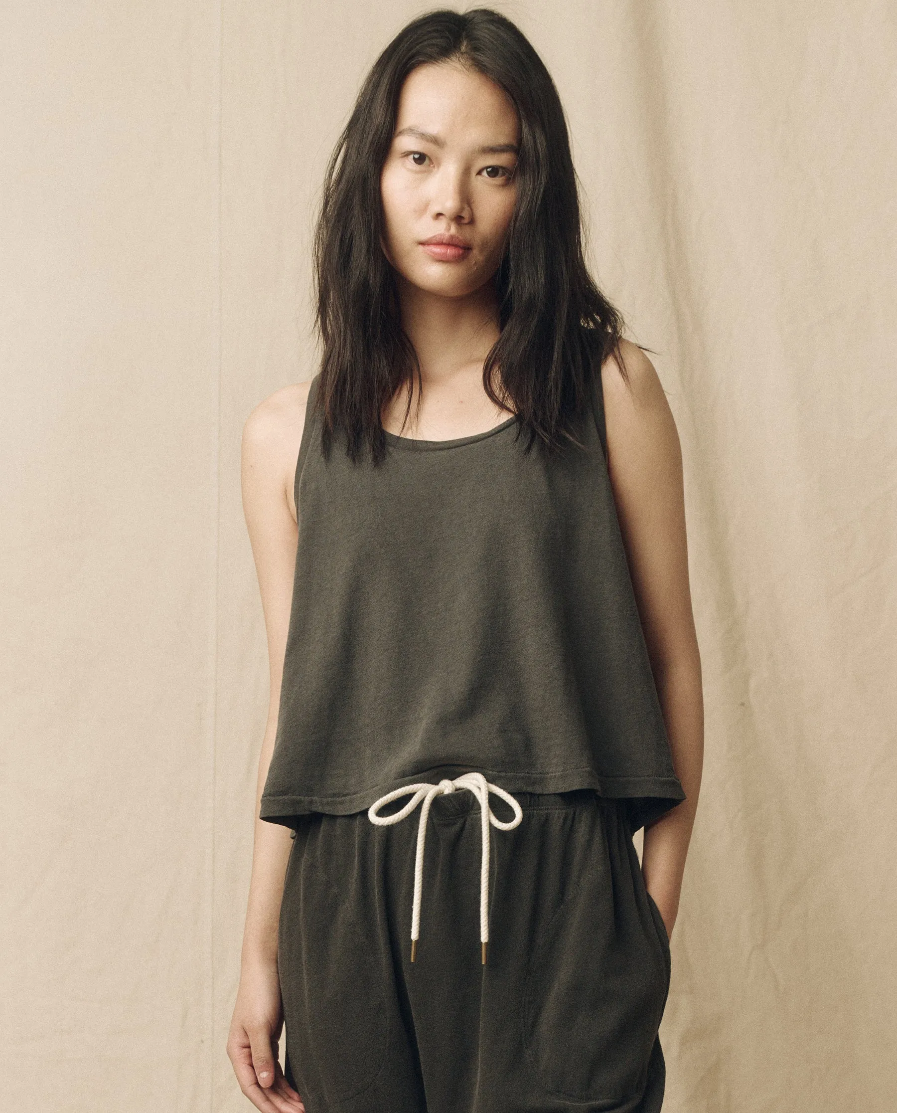 The Sport Tank. -- Washed Black sold by THE GREAT. product image thumbnail 3