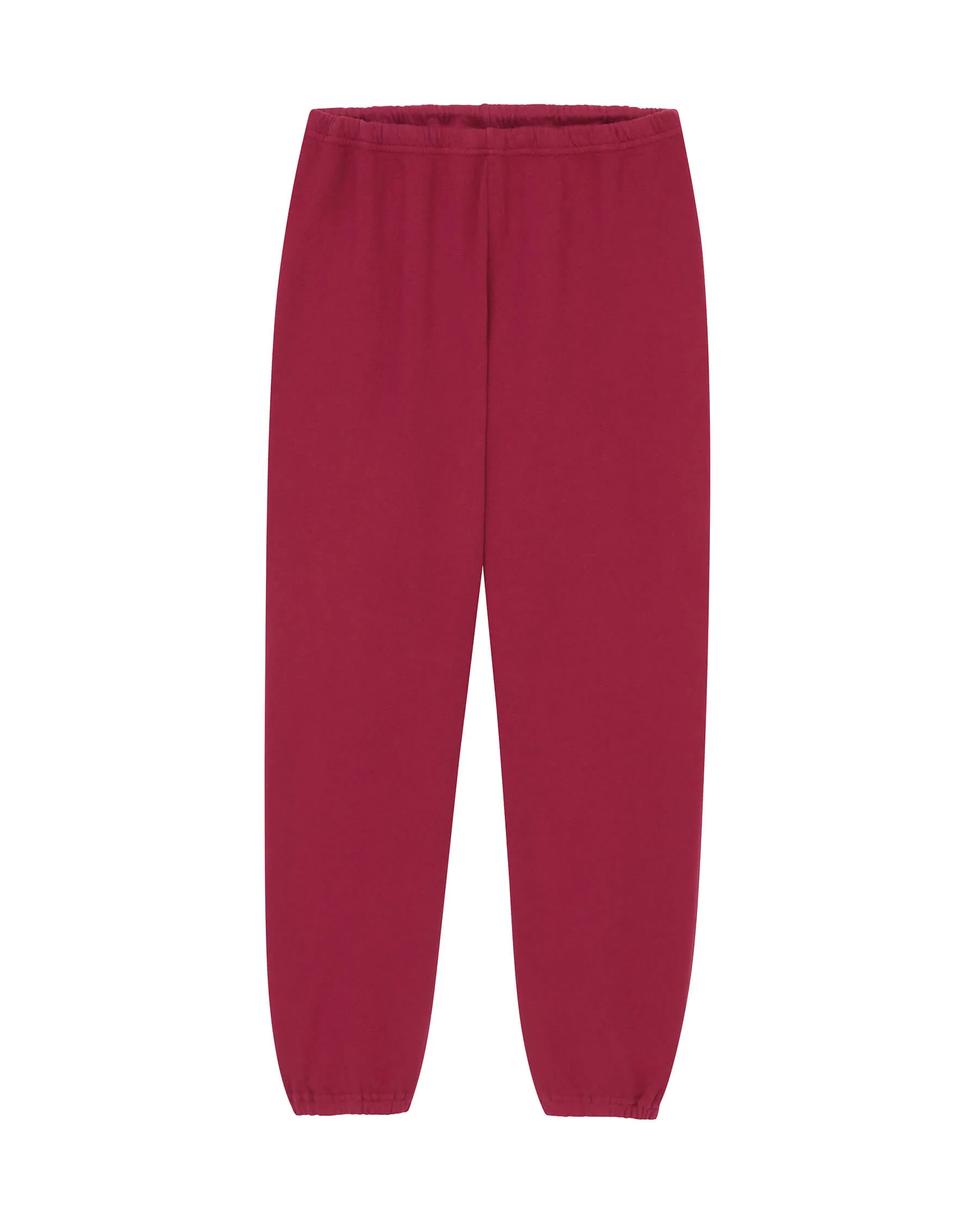 The Stadium Sweatpant. Solid -- Sweet Plum sold by THE GREAT. product image thumbnail 5