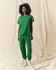 The Cropped Sweatpant. Solid -- Holly Leaf sold by THE GREAT.