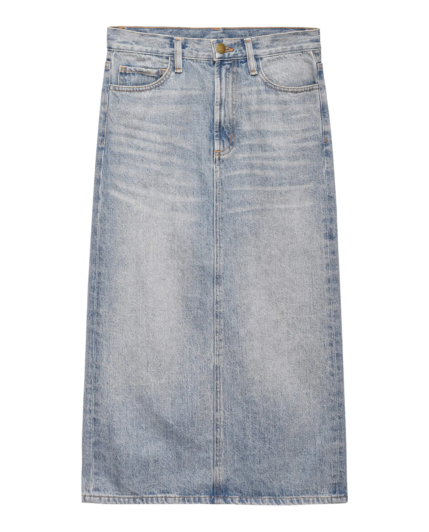 The Column Skirt. -- Monterey Wash sold by THE GREAT. product image thumbnail 4