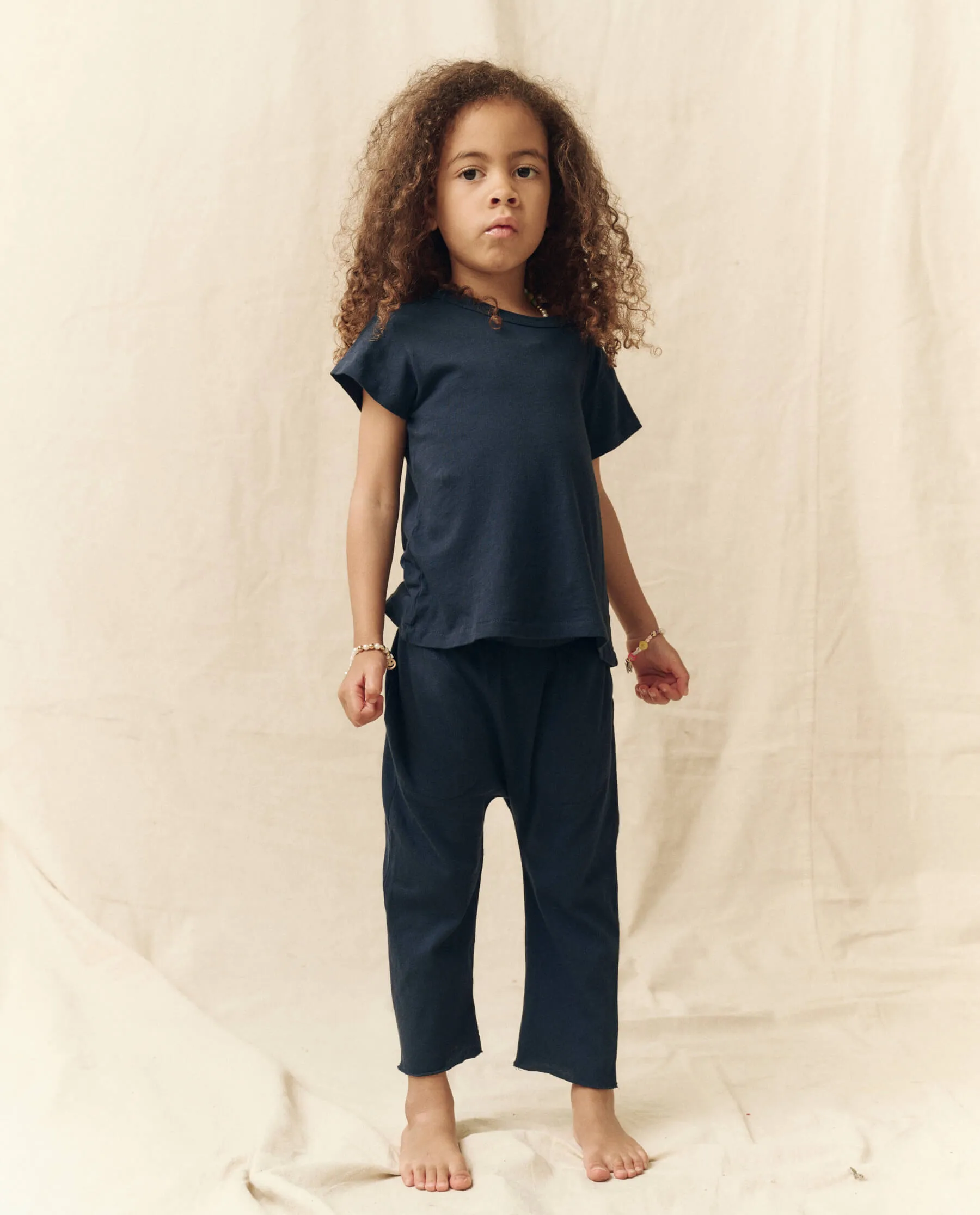 The Little Jersey Crop. -- True Navy sold by THE GREAT. product image thumbnail 4