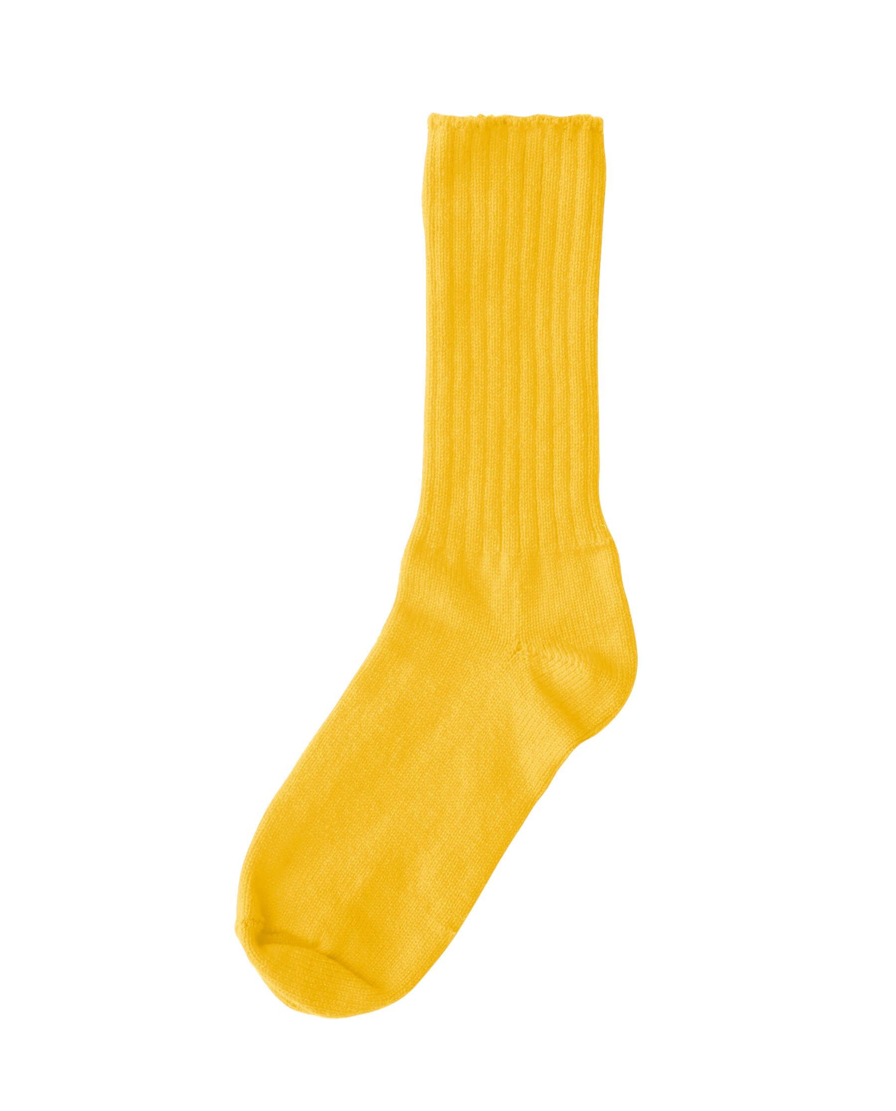 The Cashmere Sock. -- Bright Marigold sold by THE GREAT. product image thumbnail 5