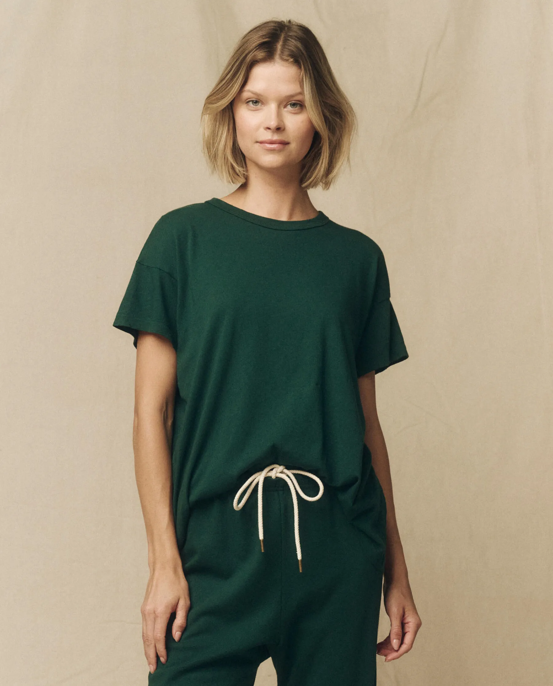 The Boxy Crew. Solid -- Green Grove sold by THE GREAT.