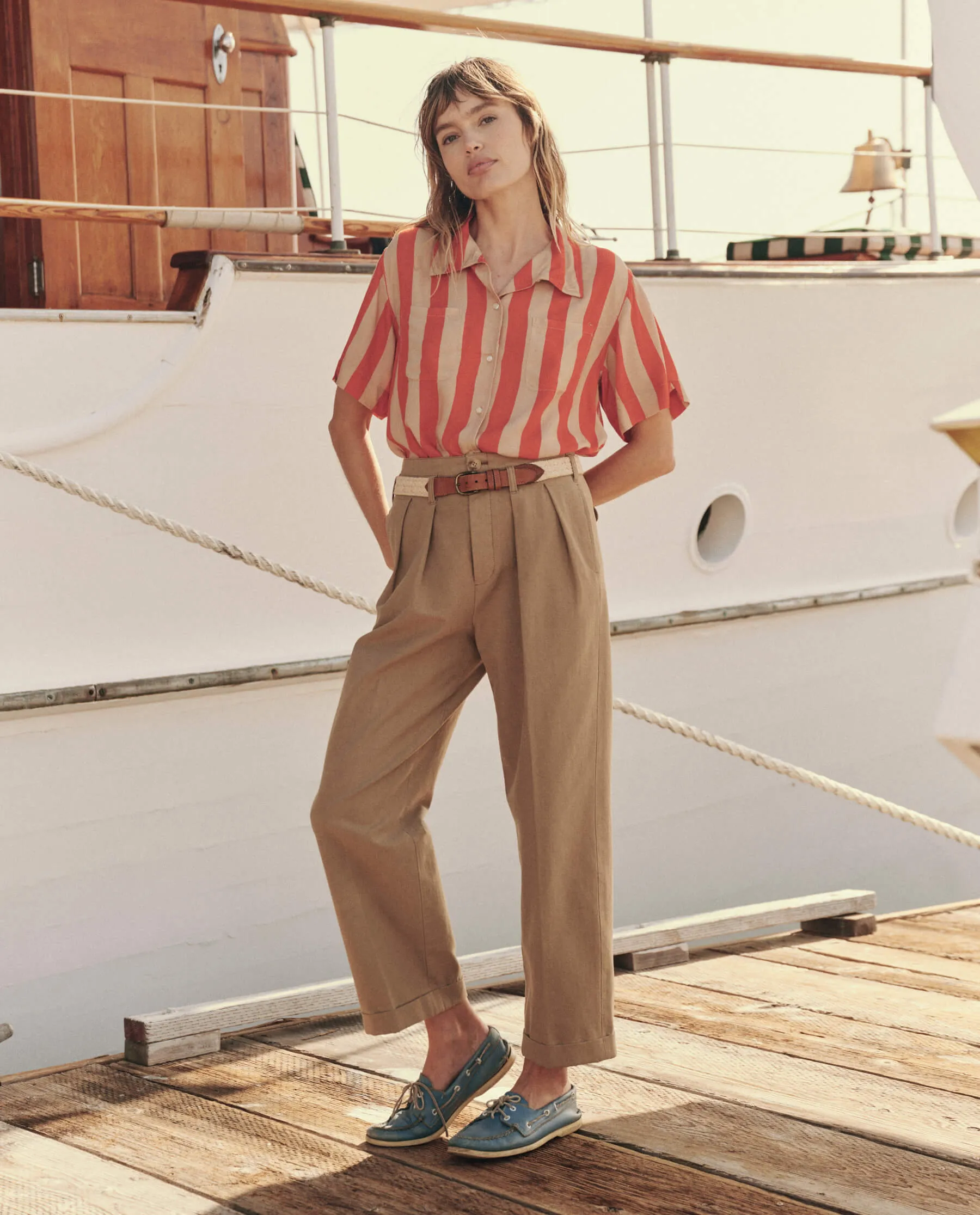 The Tour Trouser. -- Brush sold by THE GREAT. product image thumbnail 2