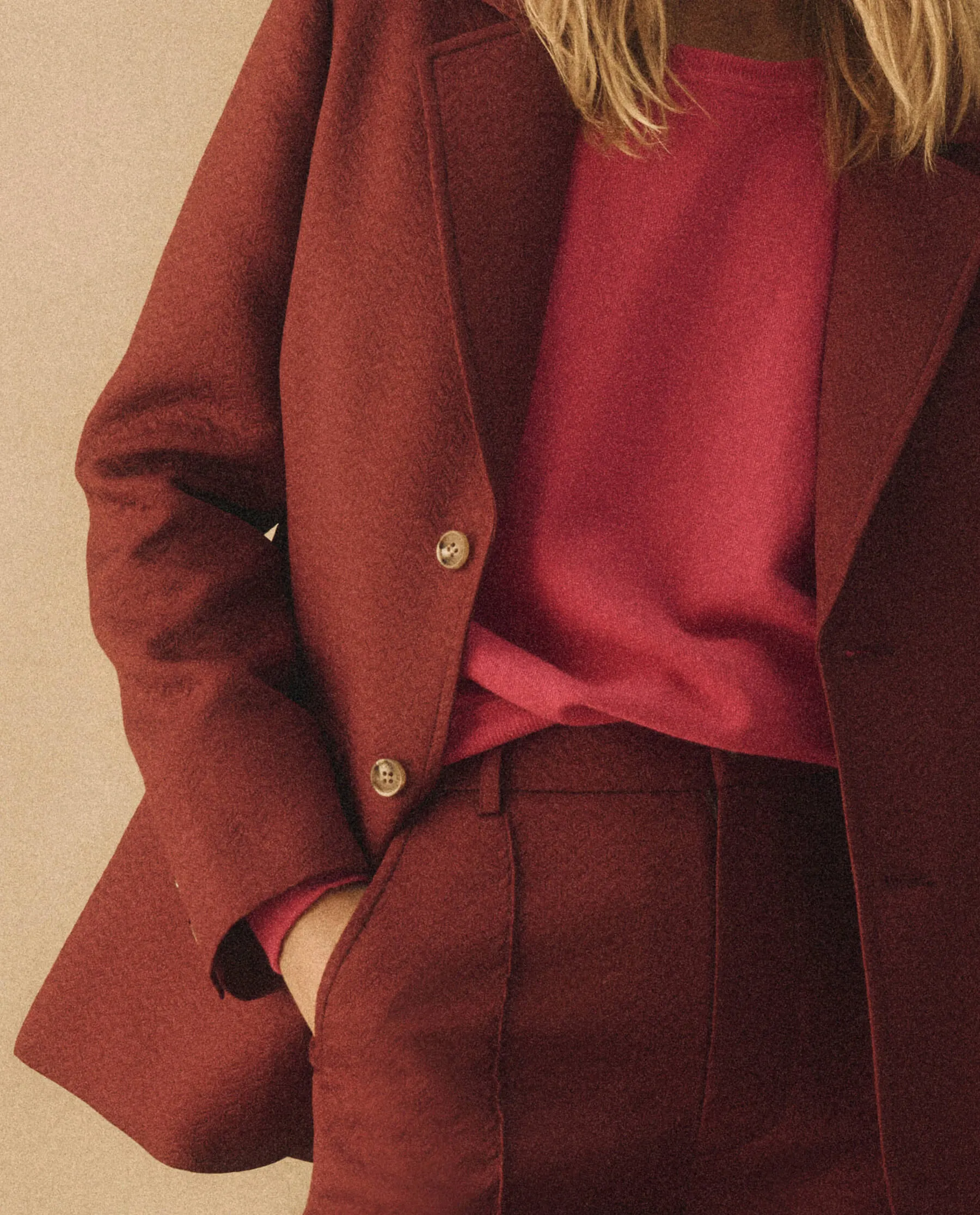 The Geo Jacquard Smoking Jacket. -- Mulled Wine sold by THE GREAT. product image thumbnail 3