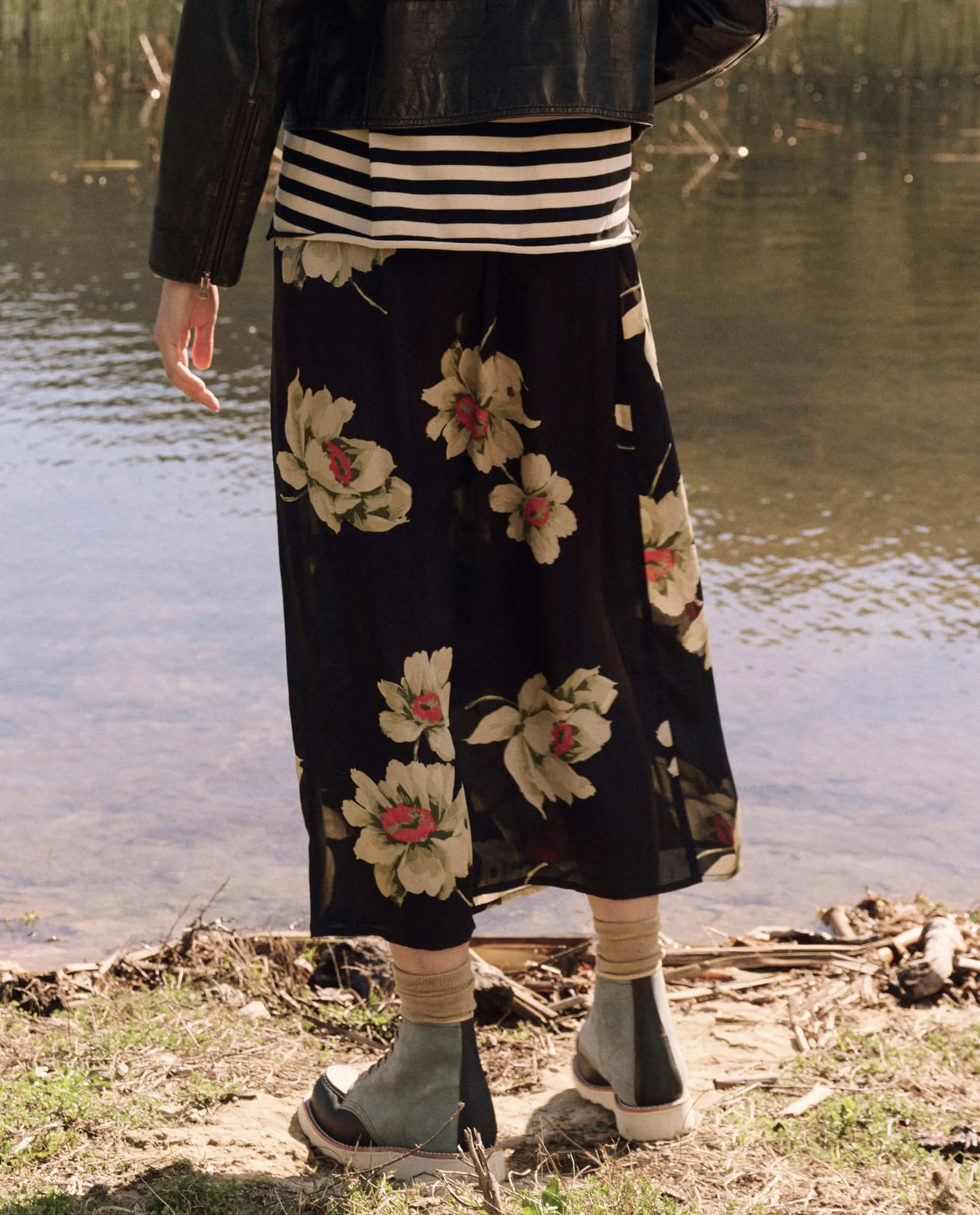 The Idol Skirt. -- Relic Rose sold by THE GREAT. product image thumbnail 3