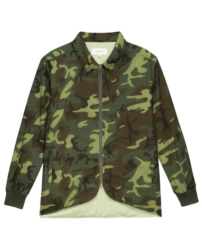 The Platoon Jacket. -- Field Camo sold by THE GREAT.