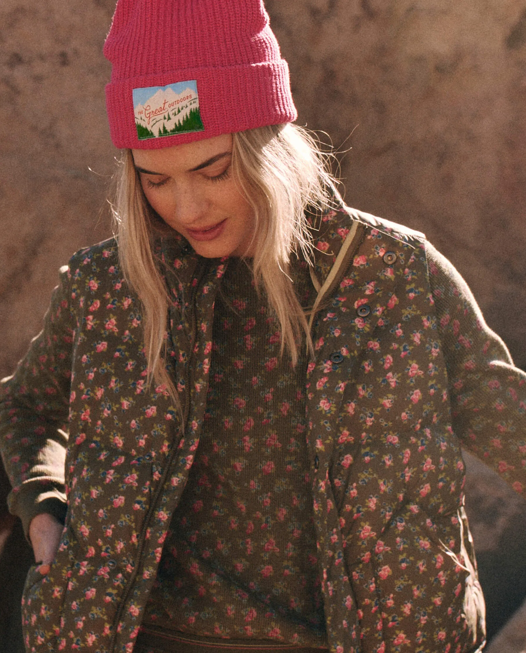 The Lookout Cap. -- Hot Pink sold by THE GREAT. product image thumbnail 4