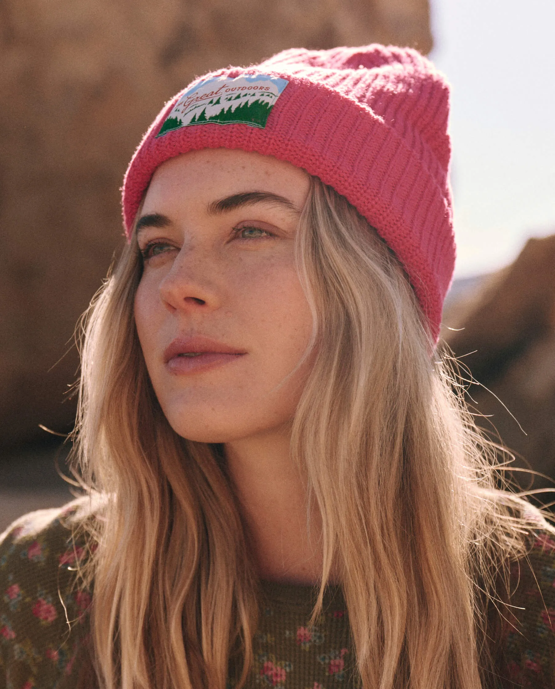 The Lookout Cap. -- Hot Pink sold by THE GREAT.
