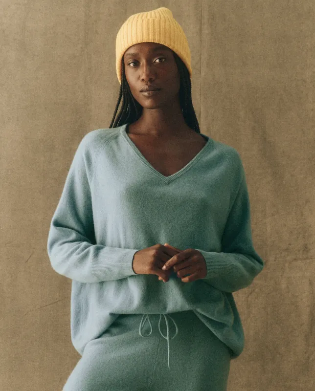 The Slouchy V-Neck Pullover. -- Icicle made by THE GREAT.